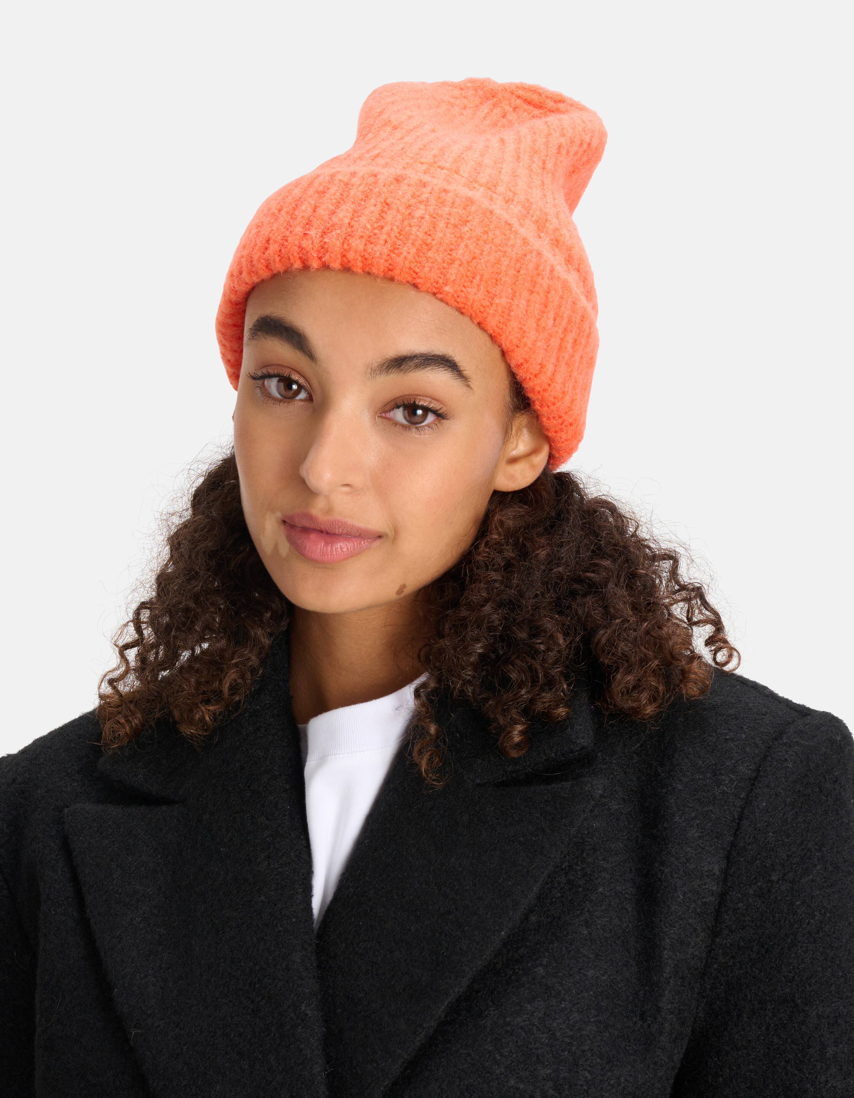 Gebreide Beanie Oranje SHOEBY ACCESSOIRES