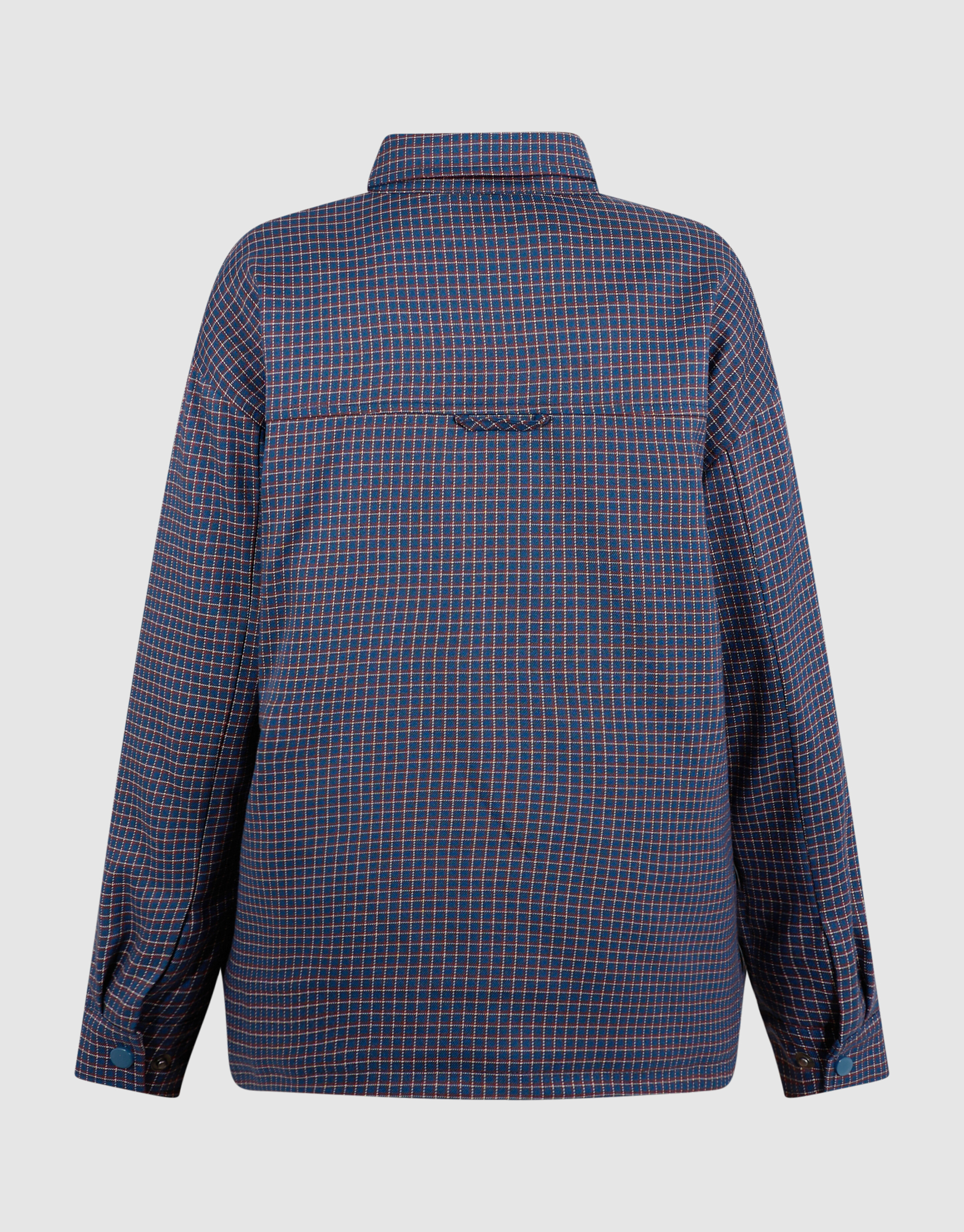 Oversized Padded Overshirt Donkerblauw SHOEBY BOYS