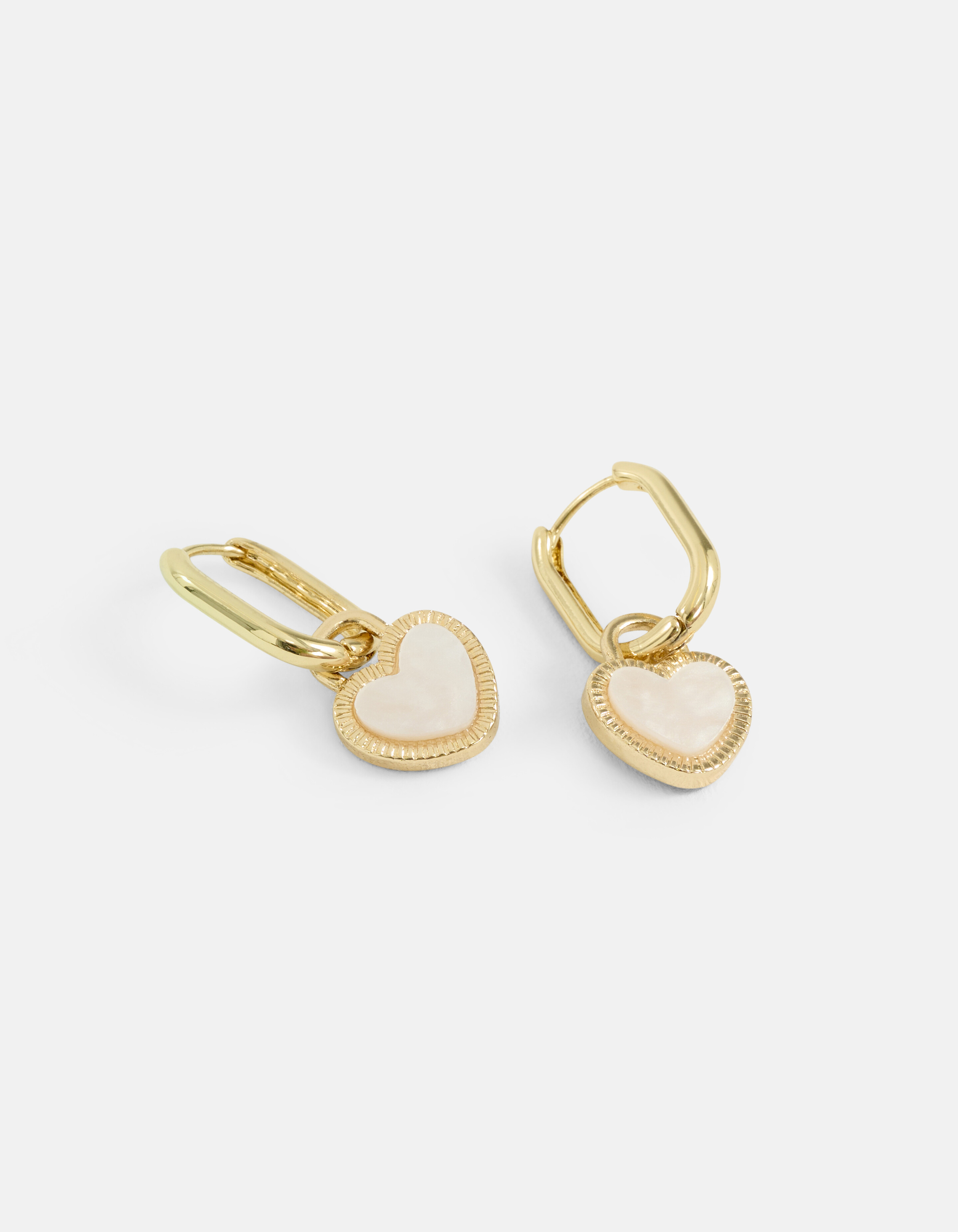 Two Colored Heart Oorbellen Goud SHOEBY ACCESSOIRES