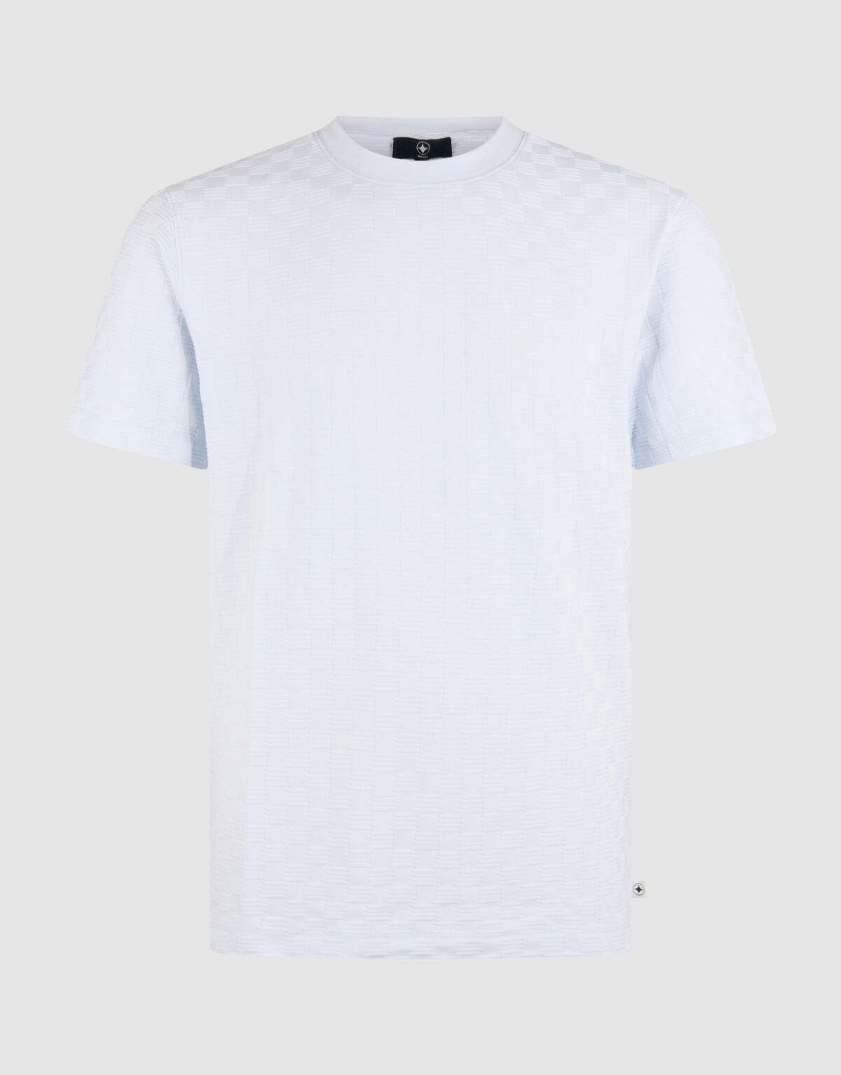 Structuur T-shirt Lichtblauw SHOEBY MEN