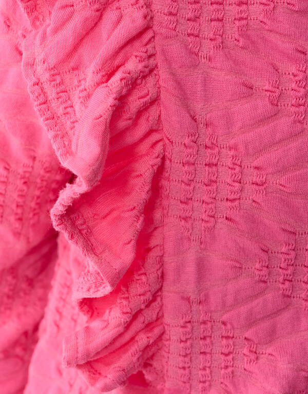 Ruffle Longsleeve Top Lichtroze SHOEBY GIRLS