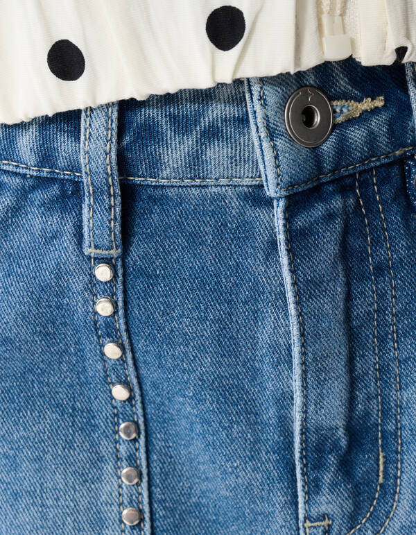 Denim Studs Short Blauw SHOEBY GIRLS