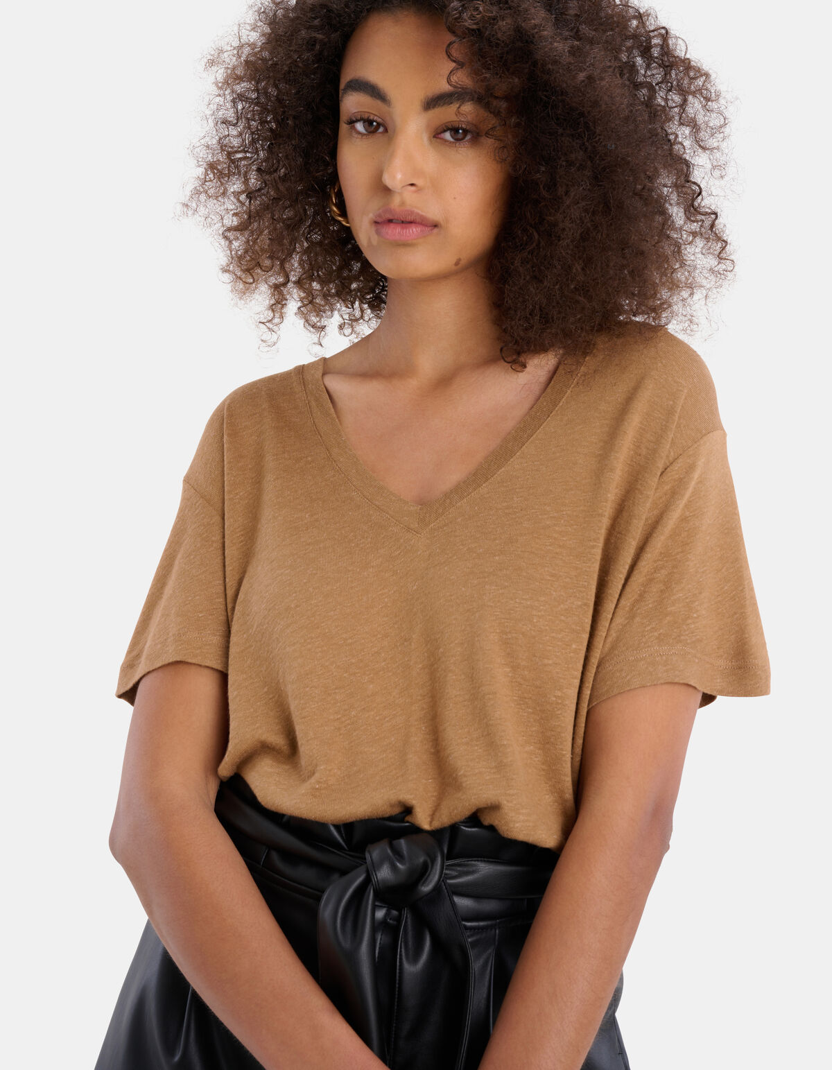 Linnen Mix T-shirt EKSEPT