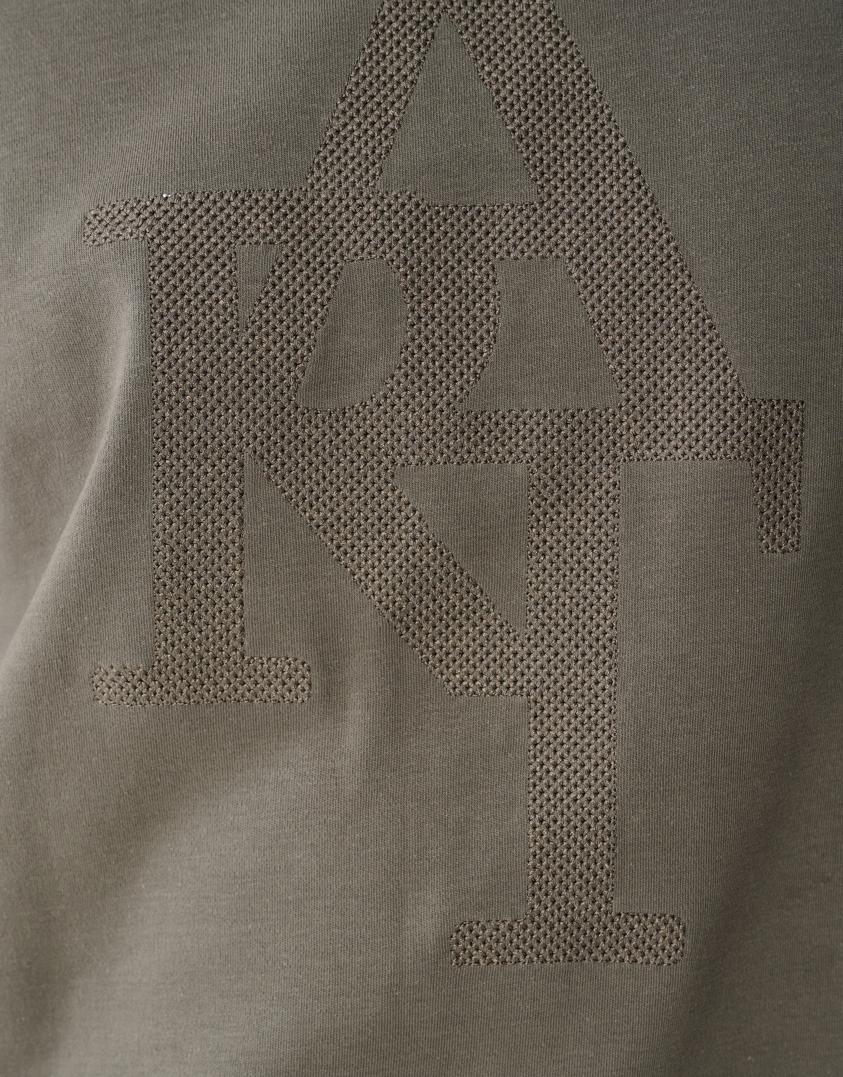 Embroidery Artwork T-shirt Donkergroen SHOEBY MEN
