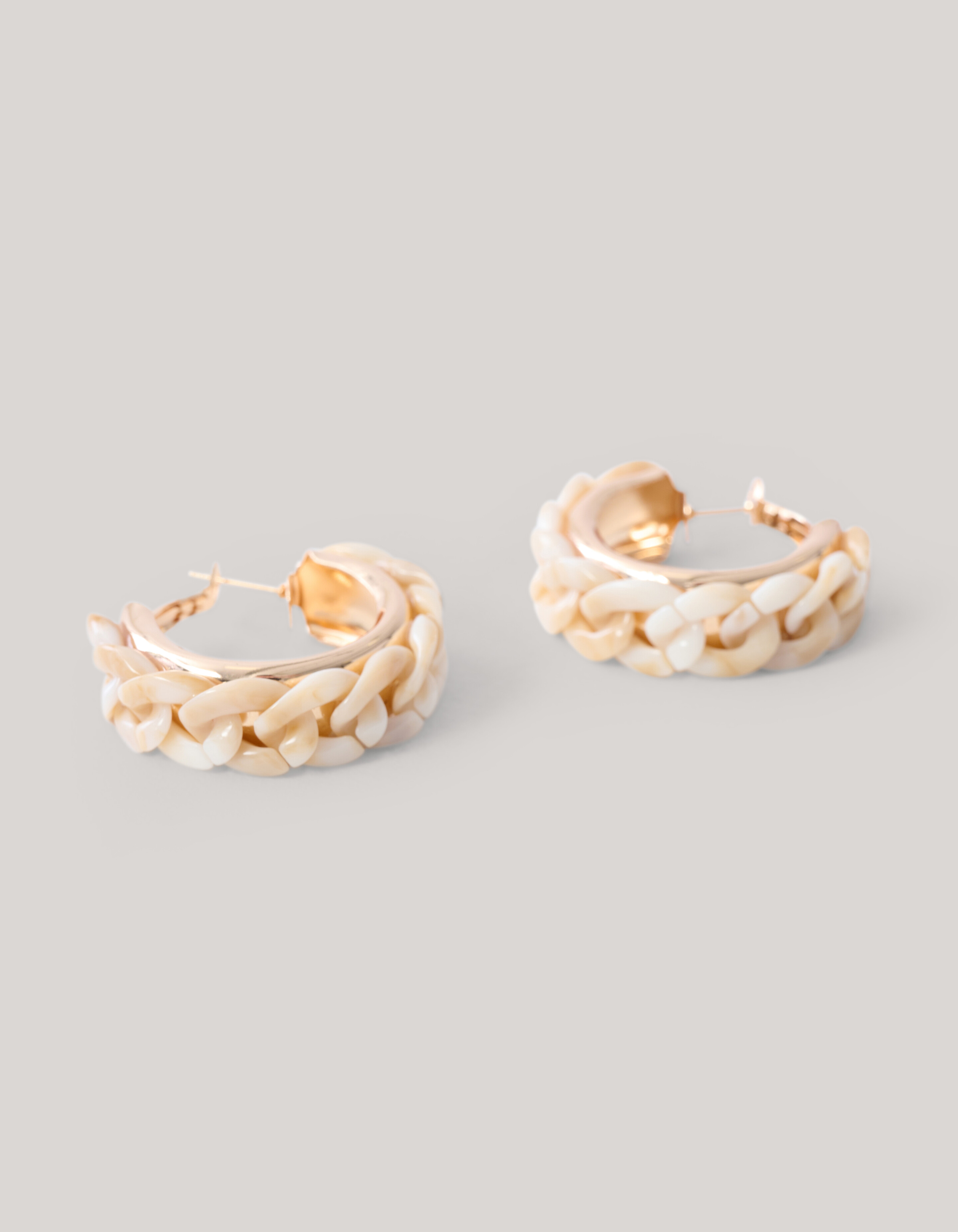 Chain Hoop Oorbellen Goud SHOEBY ACCESSOIRES
