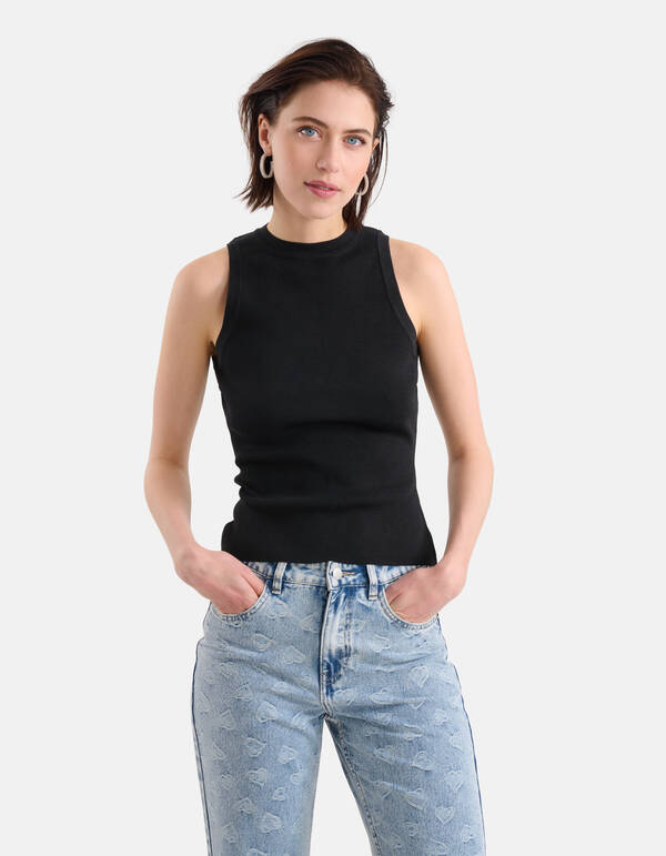 Halter Top Zwart SHOEBY WOMEN