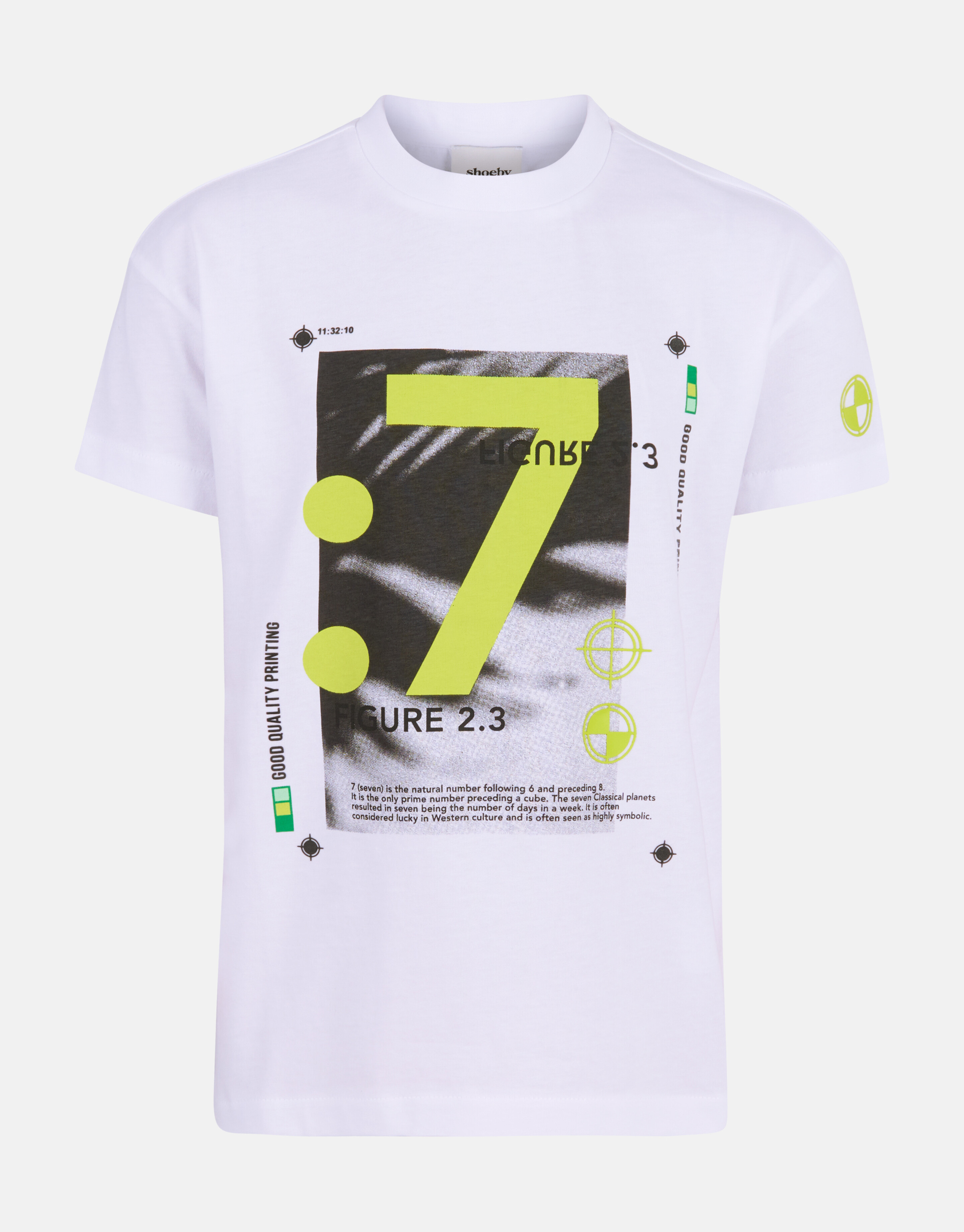 Printed T-shirt Wit SHOEBY BOYS