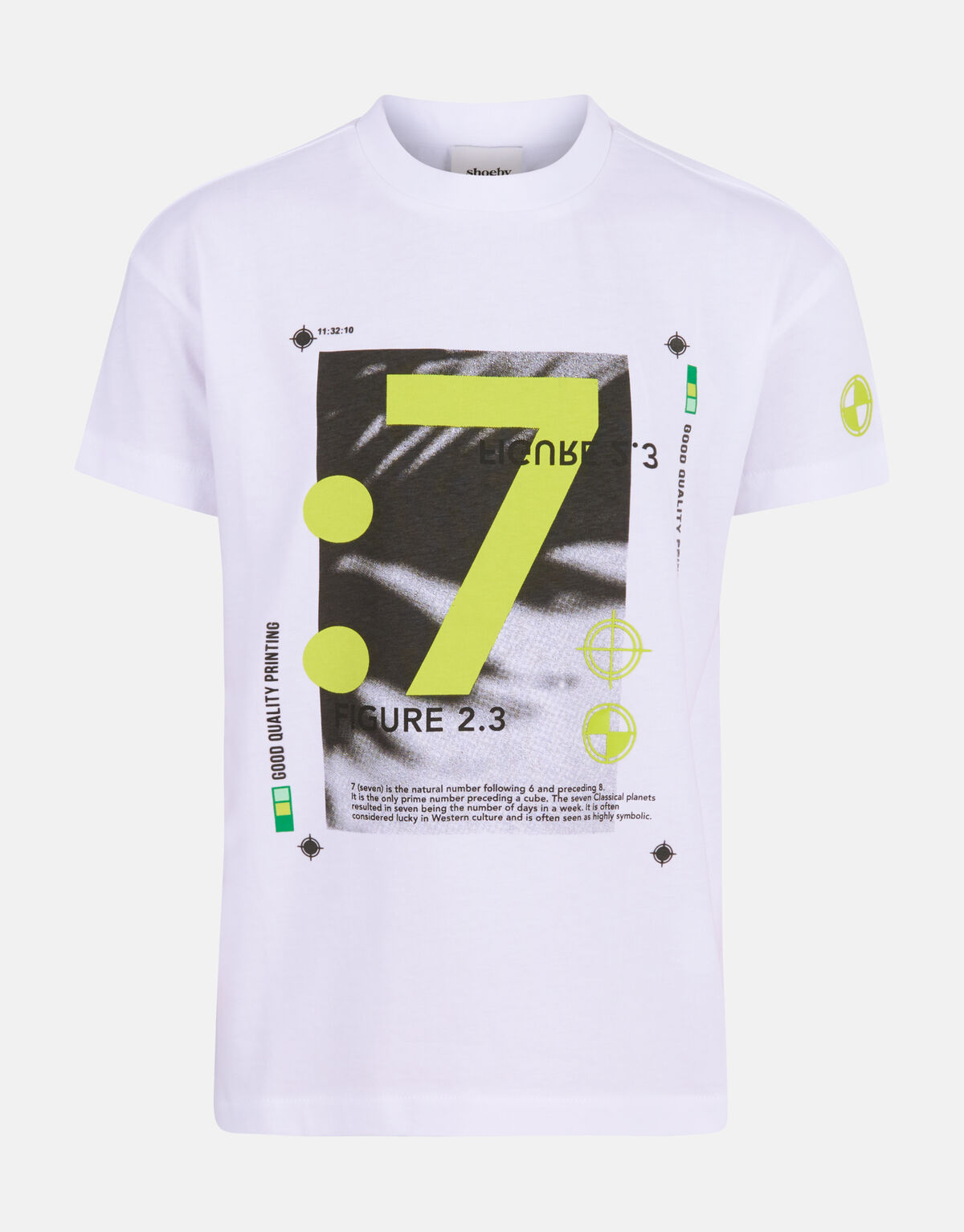 Printed T-shirt Wit SHOEBY BOYS