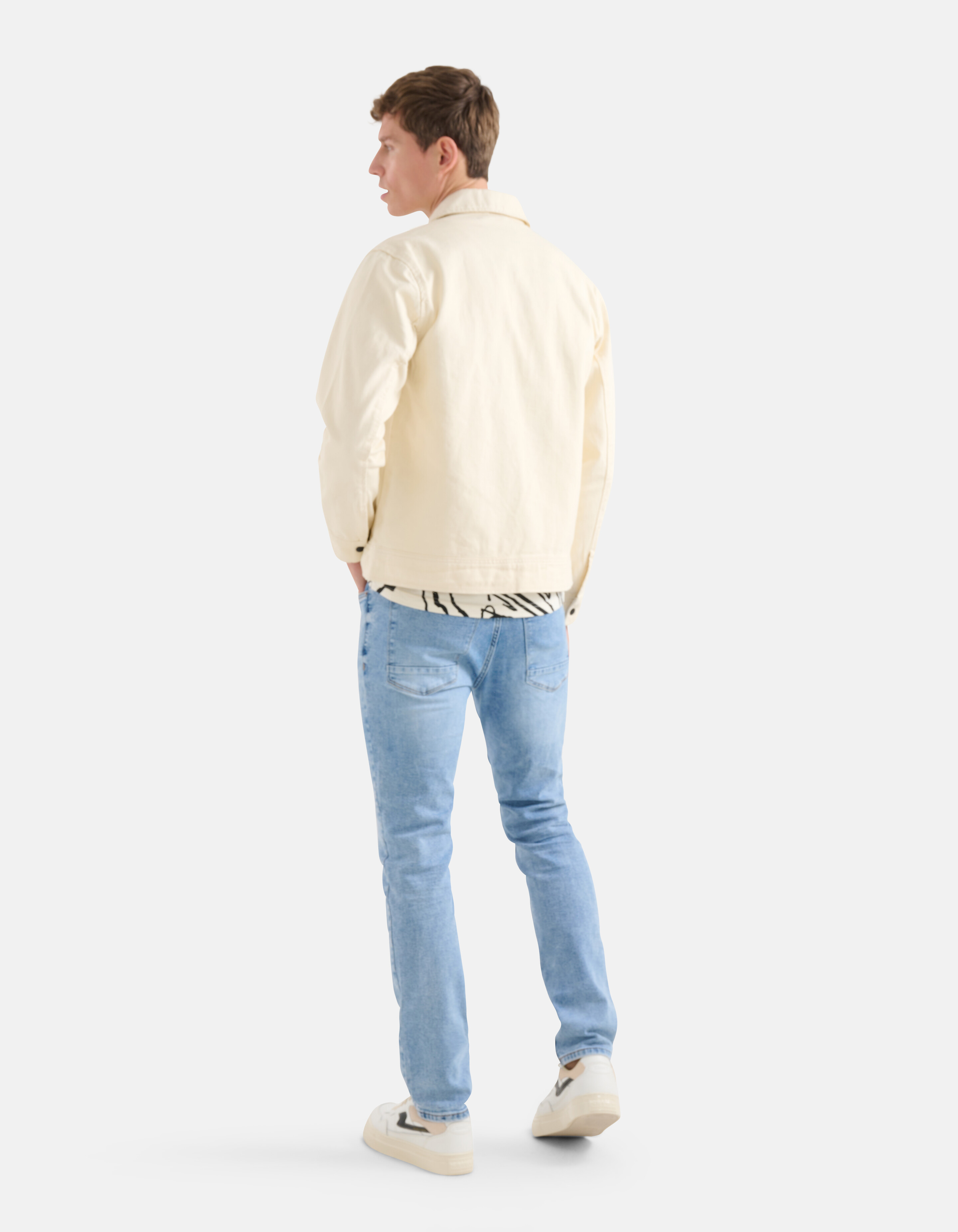 Twill Spijkerjack Beige SHOEBY MEN