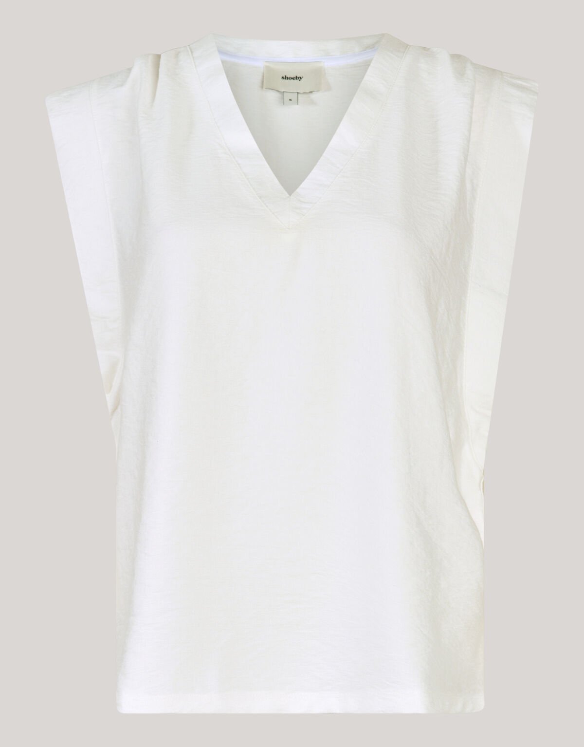 V-hals Top Wit SHOEBY WOMEN