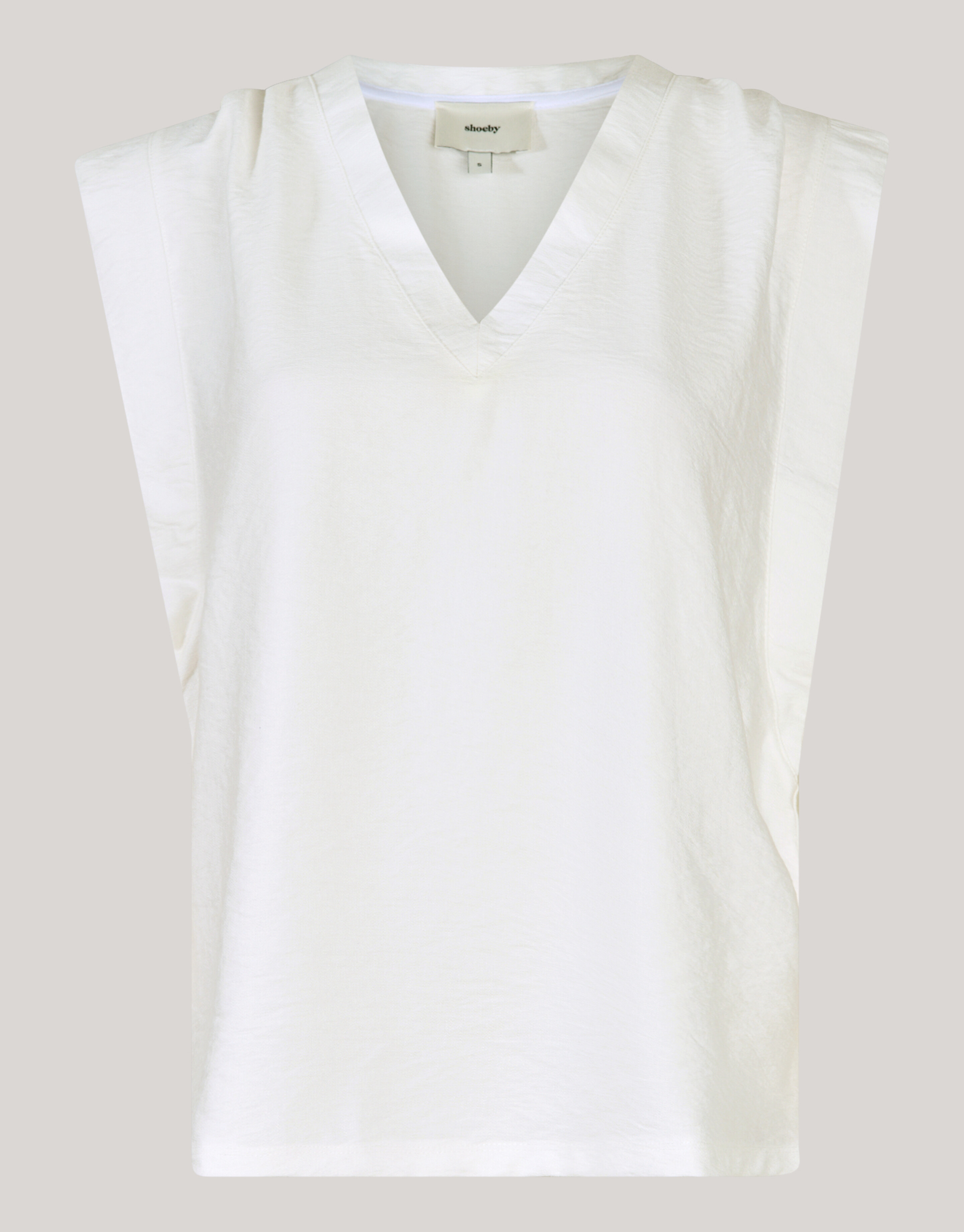 V-hals Top Wit SHOEBY WOMEN