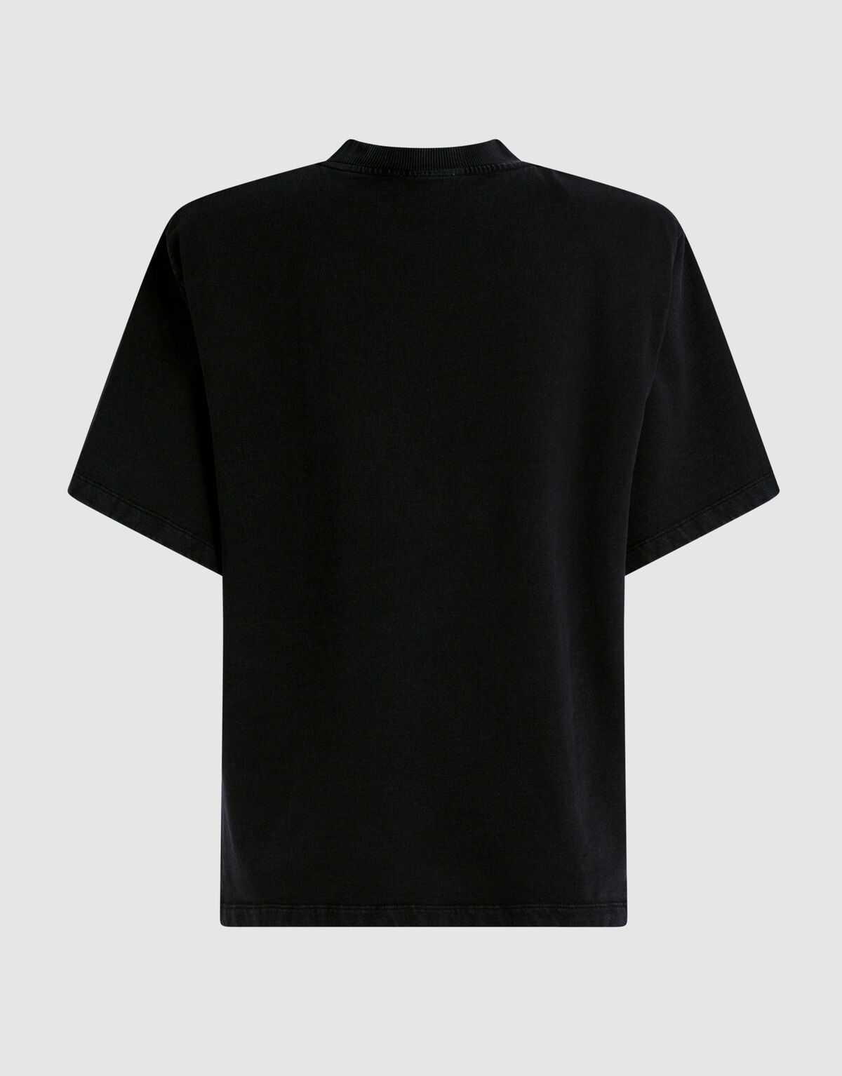 Padded Washed Sweat T-shirt Donkergrijs SHOEBY WOMEN