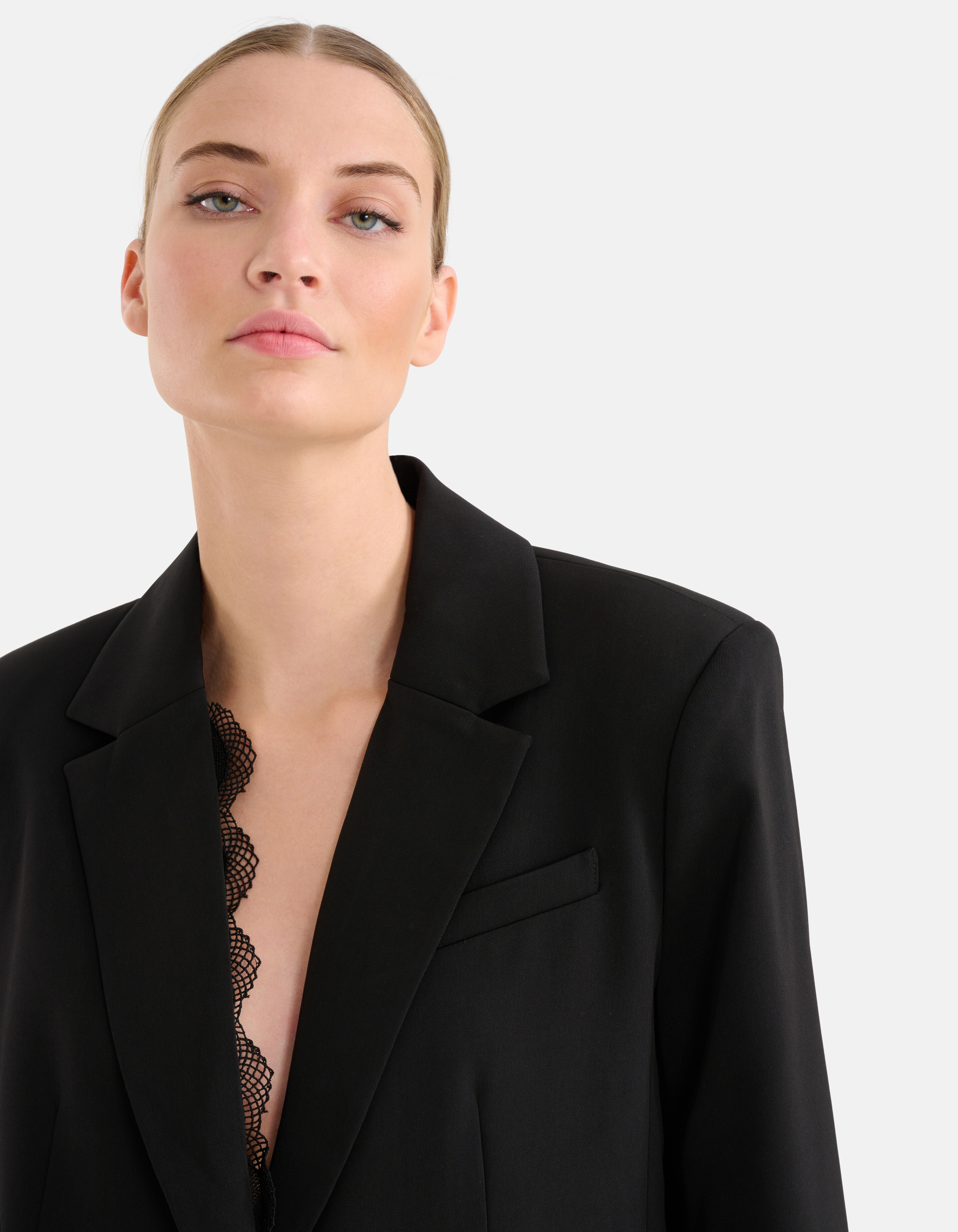 Kanten Blazer Zwart By Mieke SHOEBY WOMEN