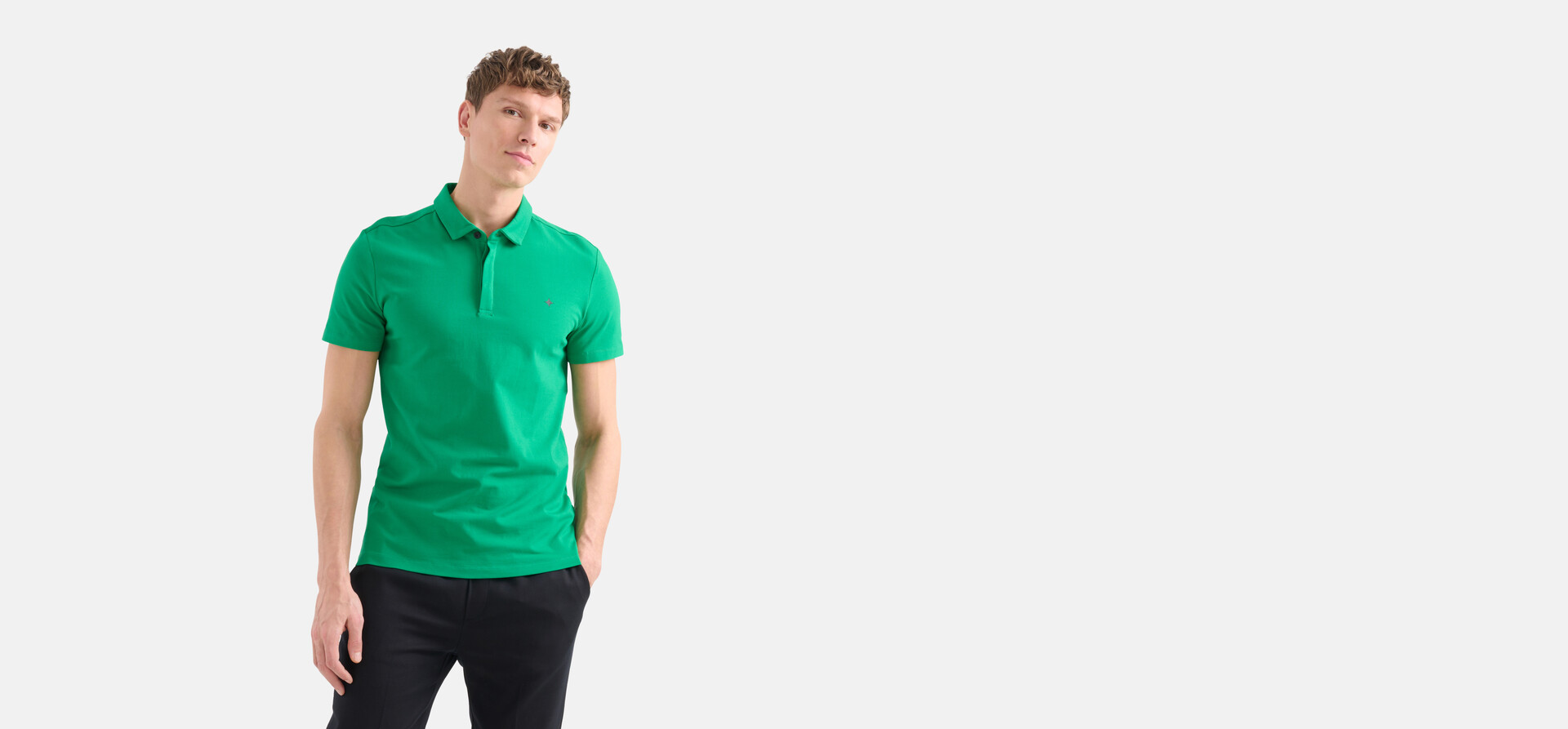Jersey Polo Groen SHOEBY MEN