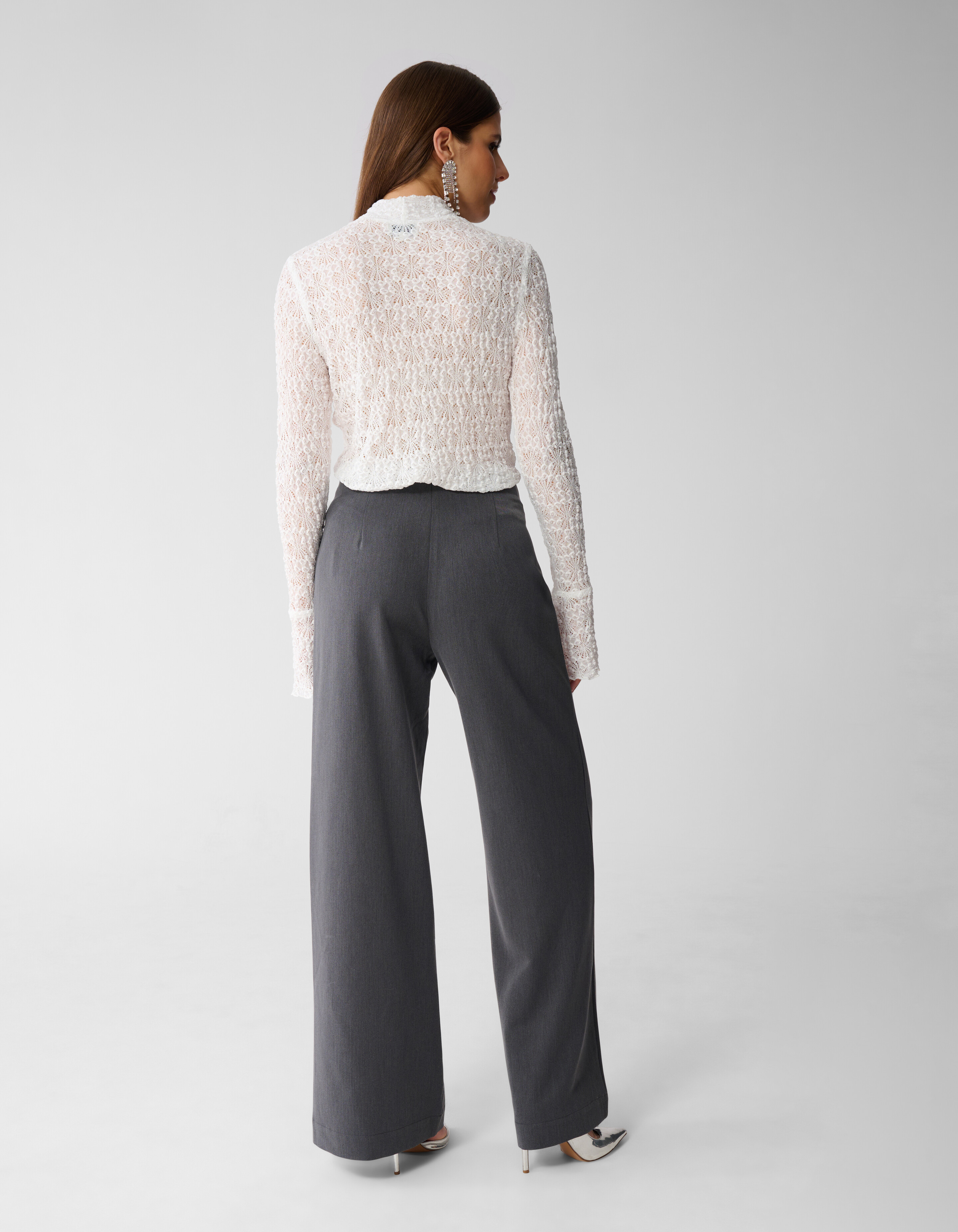 Kanten Top Gebroken Wit By Mieke SHOEBY WOMEN