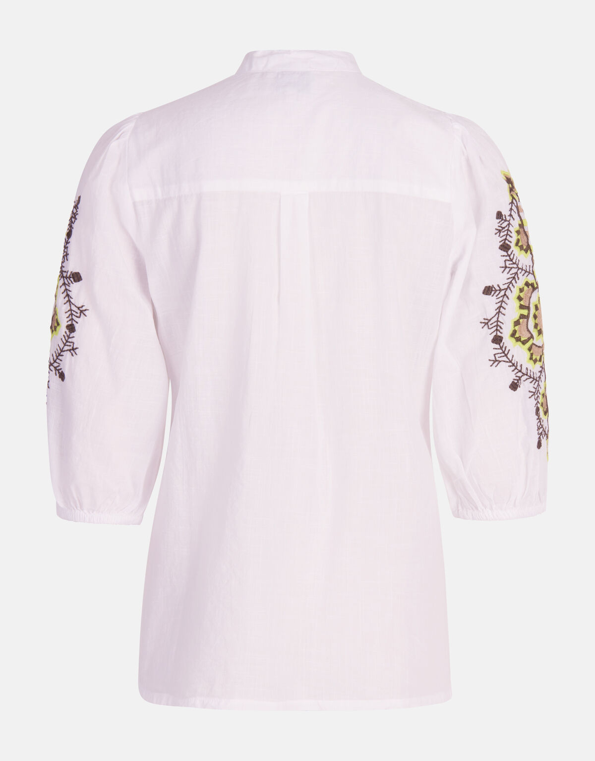 Embroidery Blouse Wit SHOEBY WOMEN