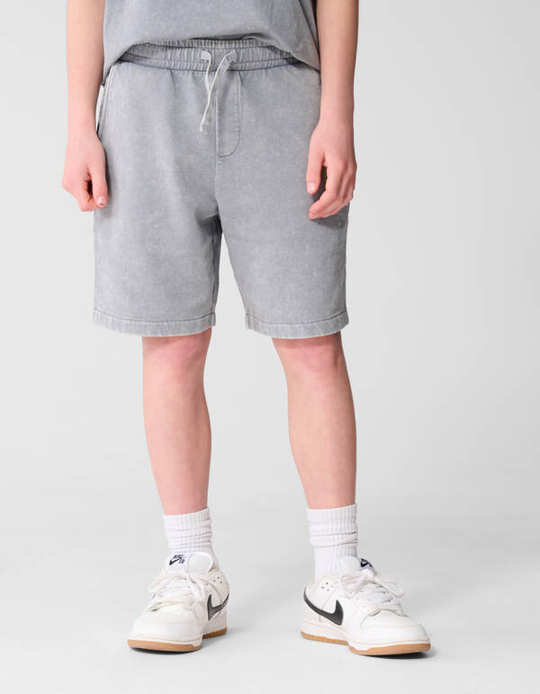 Surf Wave Artwork Short Grijs SHOEBY BOYS