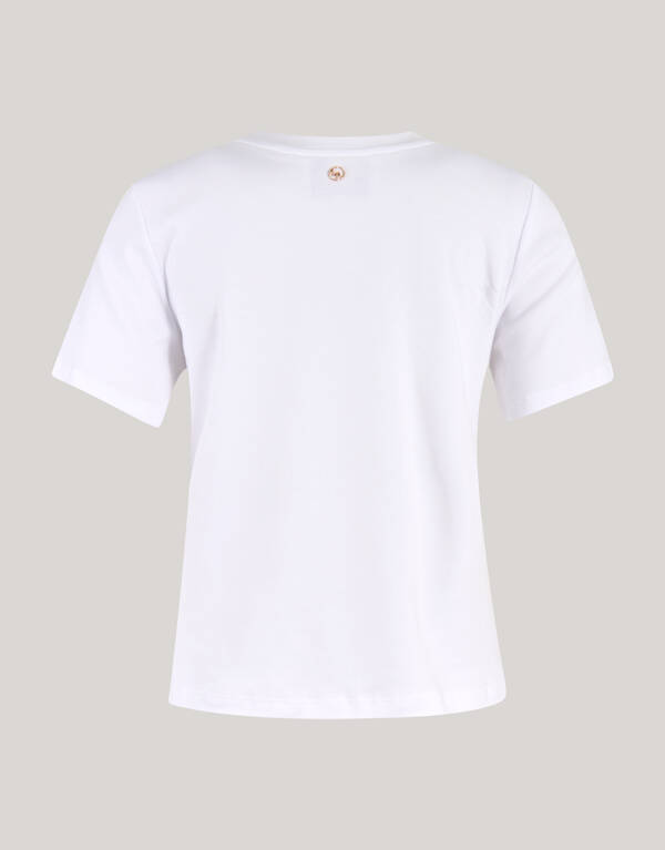 Basis T-shirt Wit By Lonneke SHOEBY WOMEN