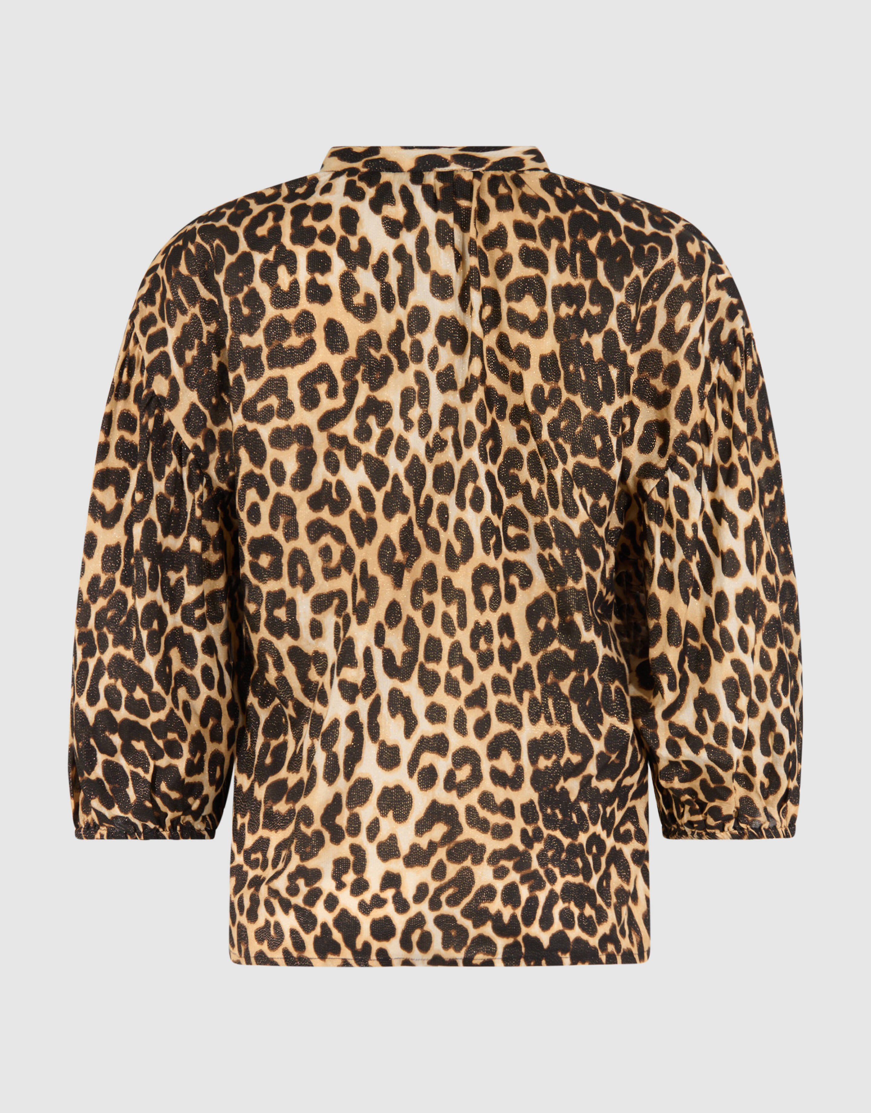 Leopard Shine Blouse Bruin SHOEBY WOMEN