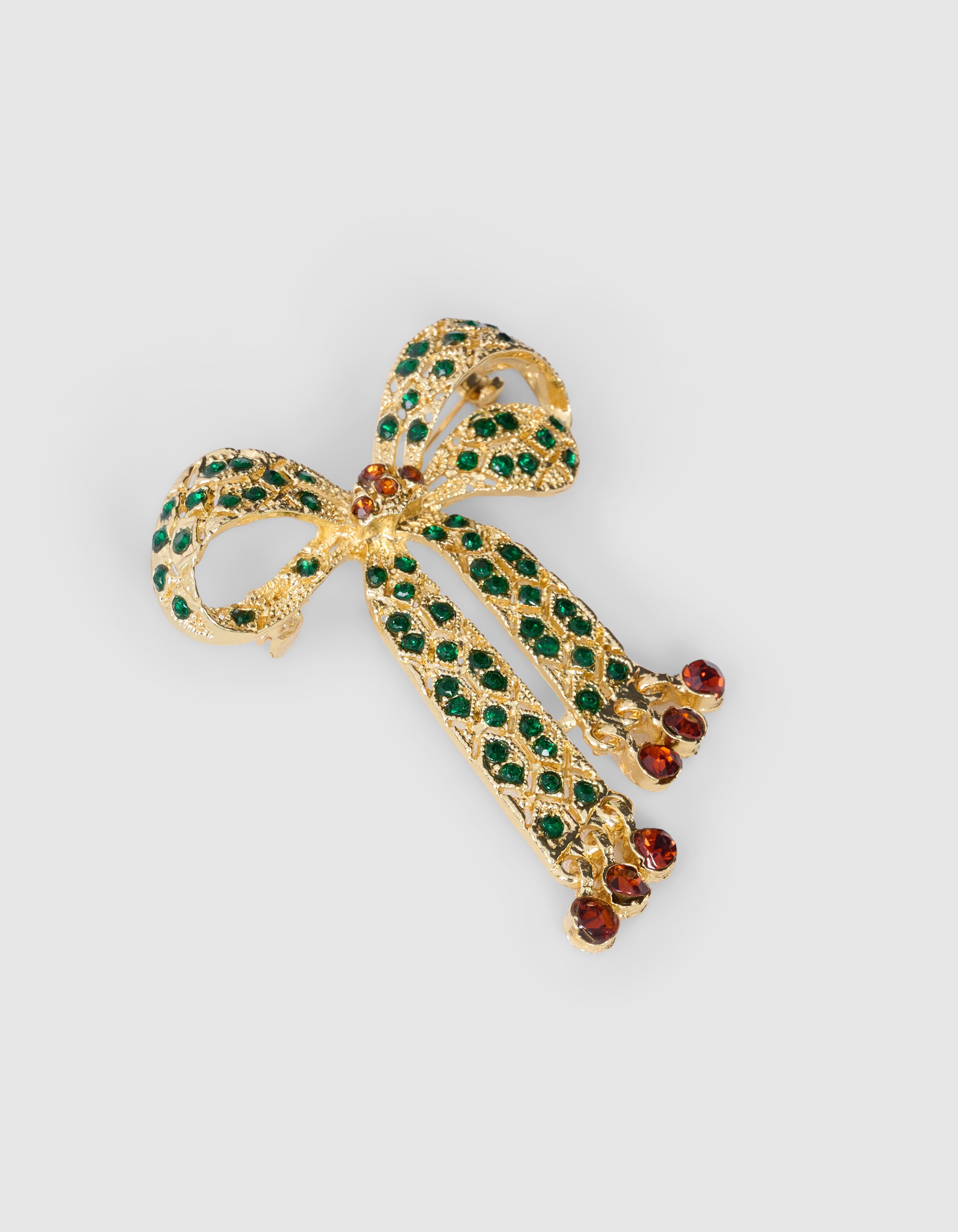 Strass Strik Broche Goud SHOEBY ACCESSOIRES