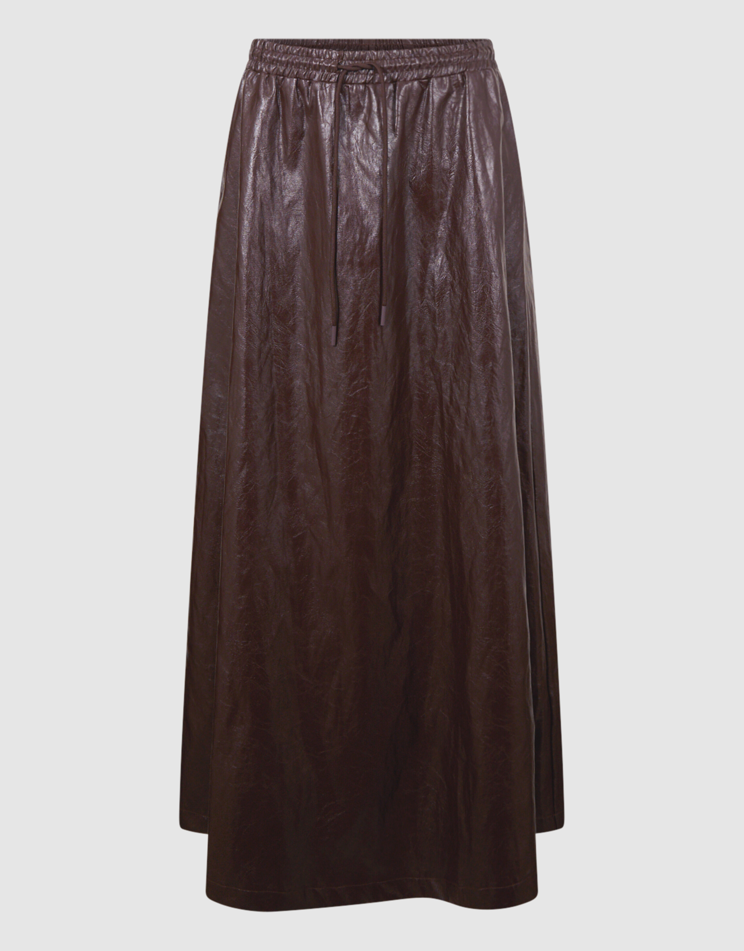 Vegan leren Maxi Rok Bruin SHOEBY WOMEN
