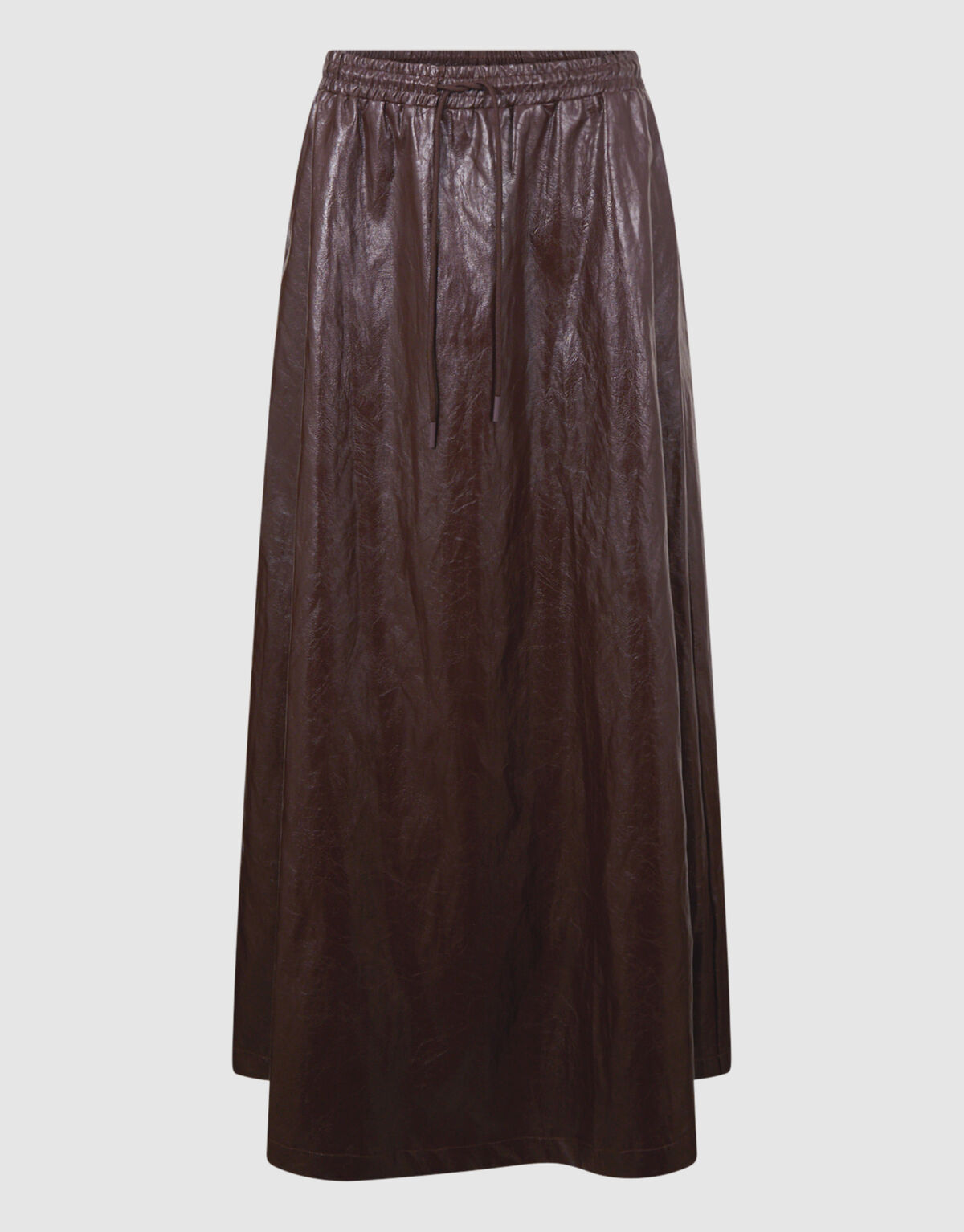 Vegan leren Maxi Rok Bruin SHOEBY WOMEN
