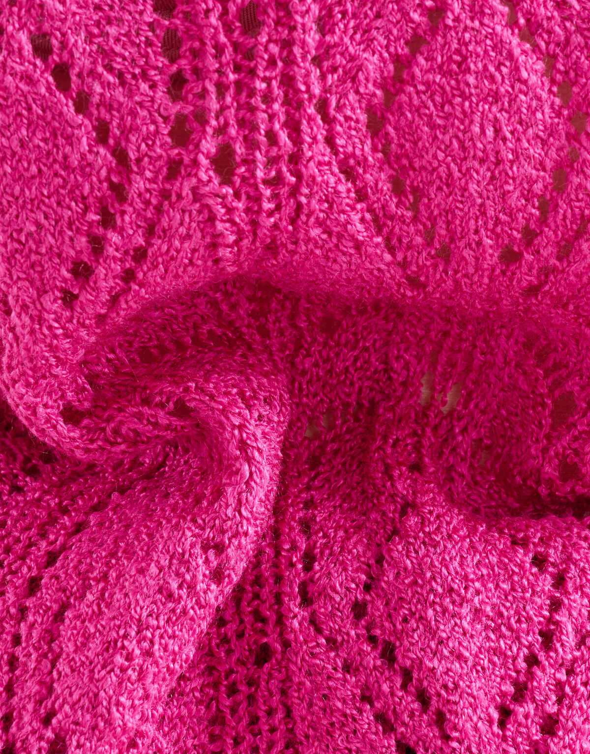 Ajour Vleermuismouwen Trui Roze SHOEBY WOMEN