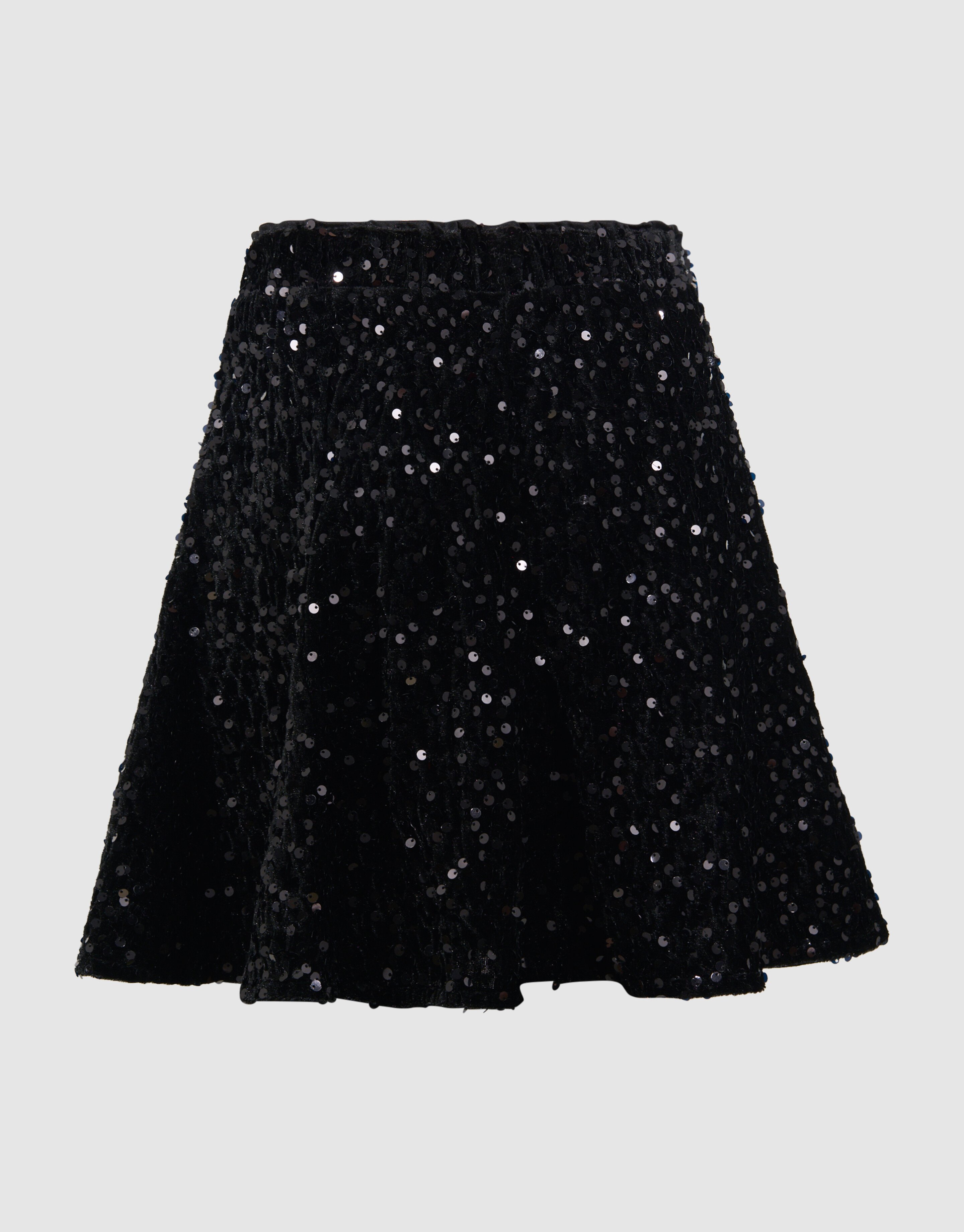 Sequin Mini Rok Zwart SHOEBY GIRLS