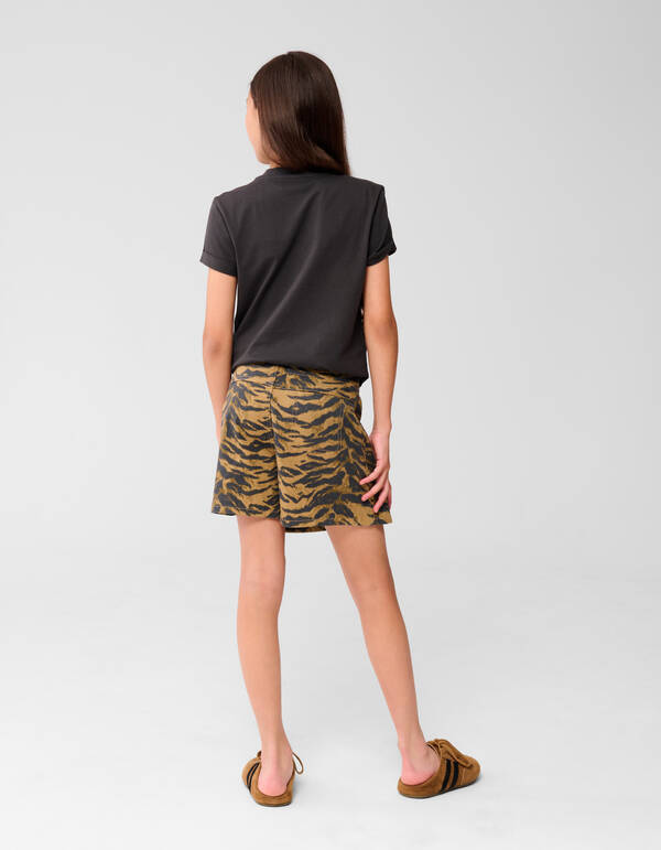 Tiger Wrap Skort Bruin SHOEBY GIRLS