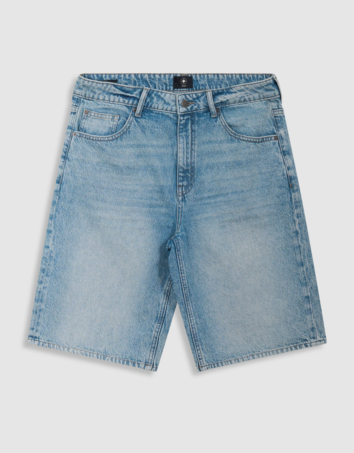 Relaxed Fit Denim Short Mediumstone SHOEBY MEN