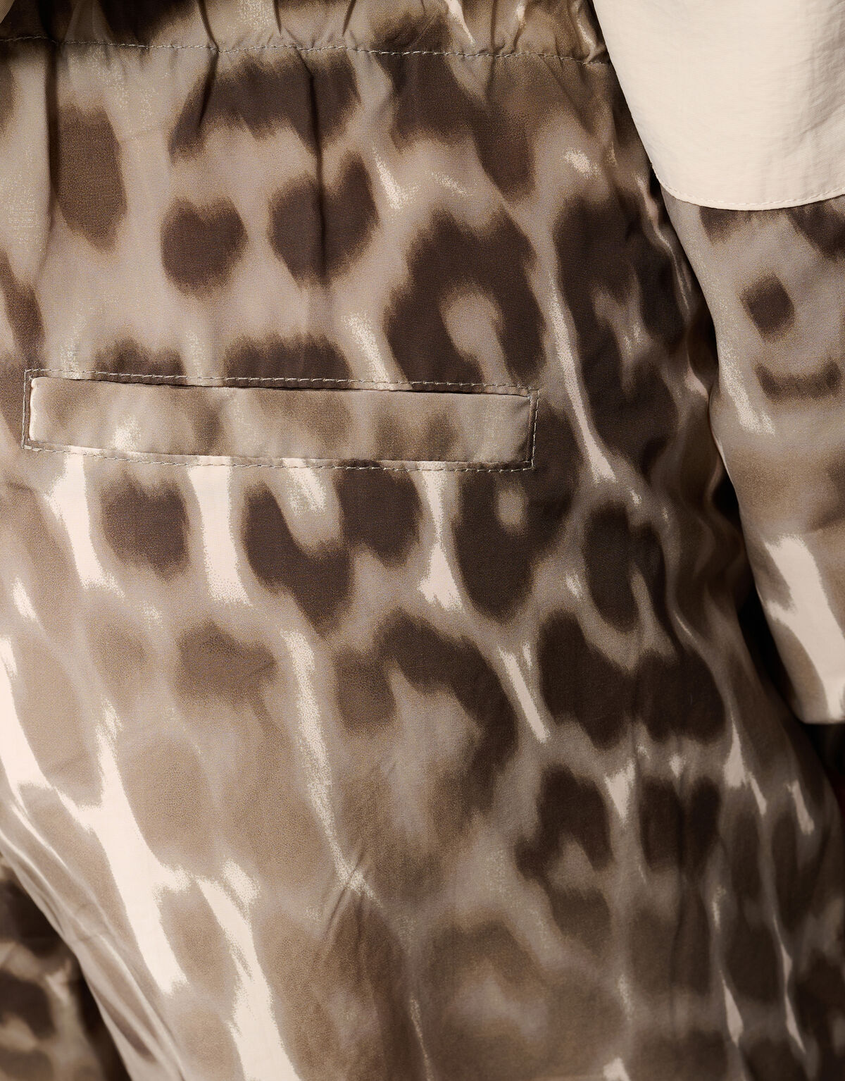 Leopard Parachute Jogger Broek Bruin SHOEBY WOMEN