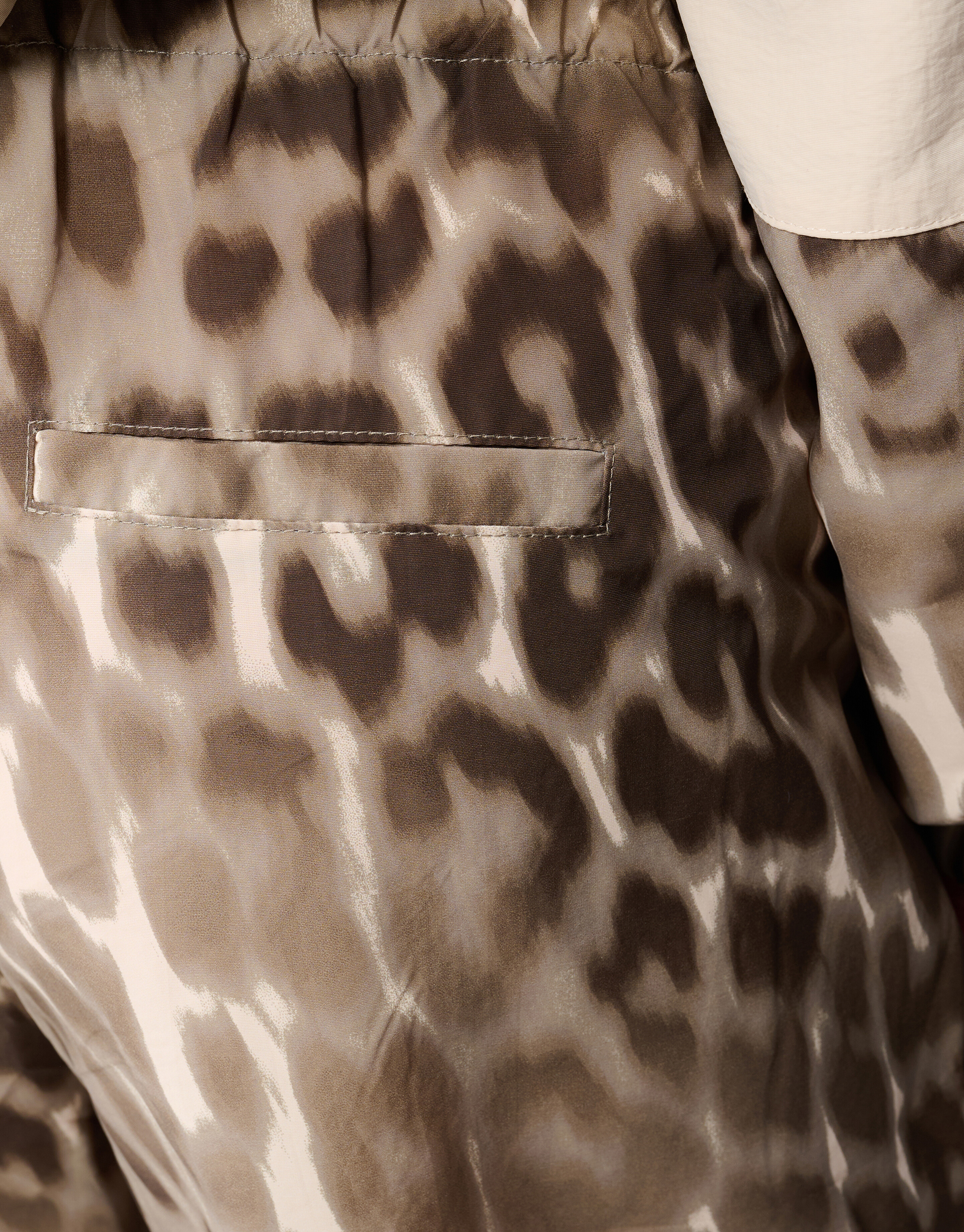 Leopard Parachute Jogger Broek Bruin SHOEBY WOMEN