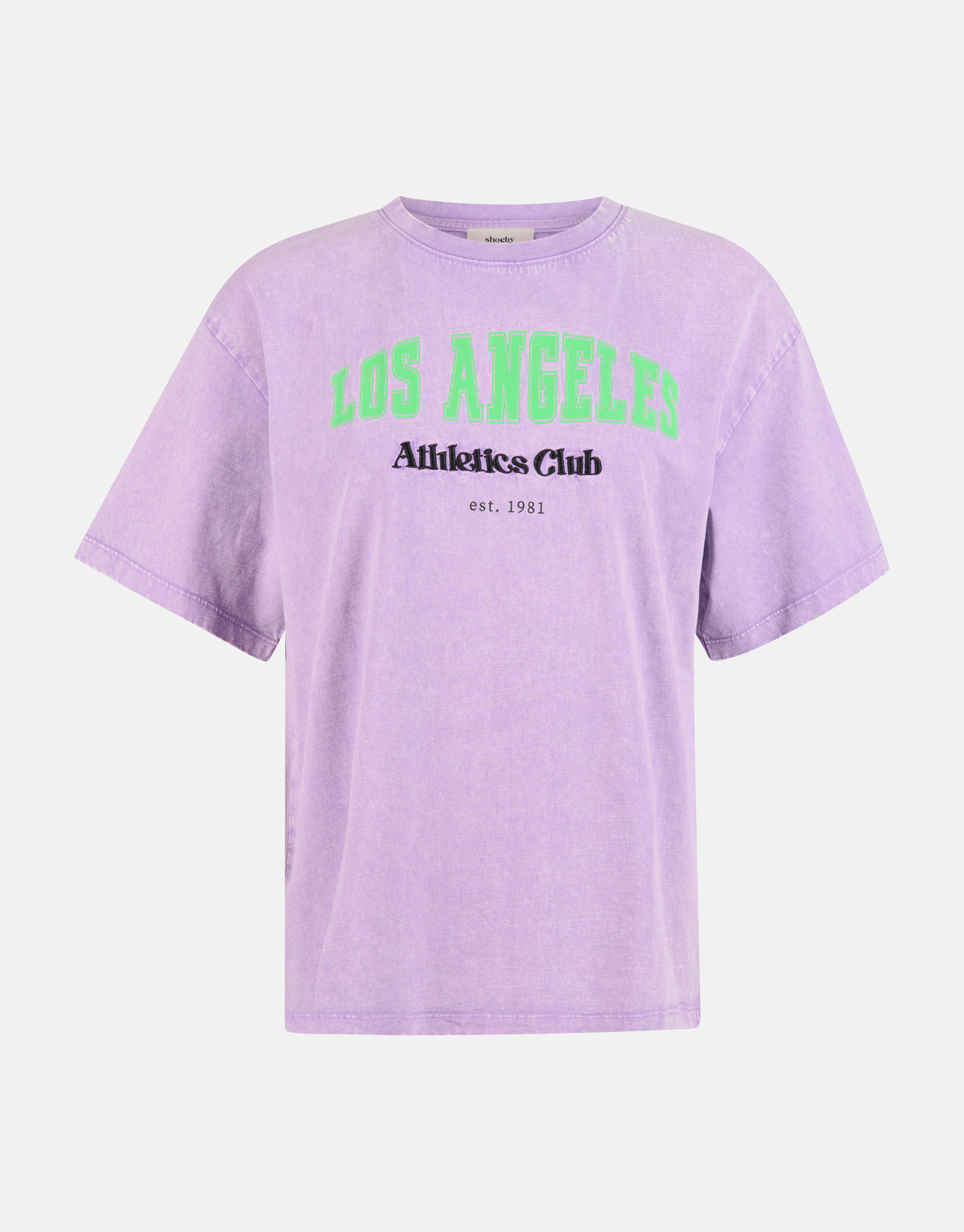 Washed Artwork T-shirt Paars SHOEBY WOMEN