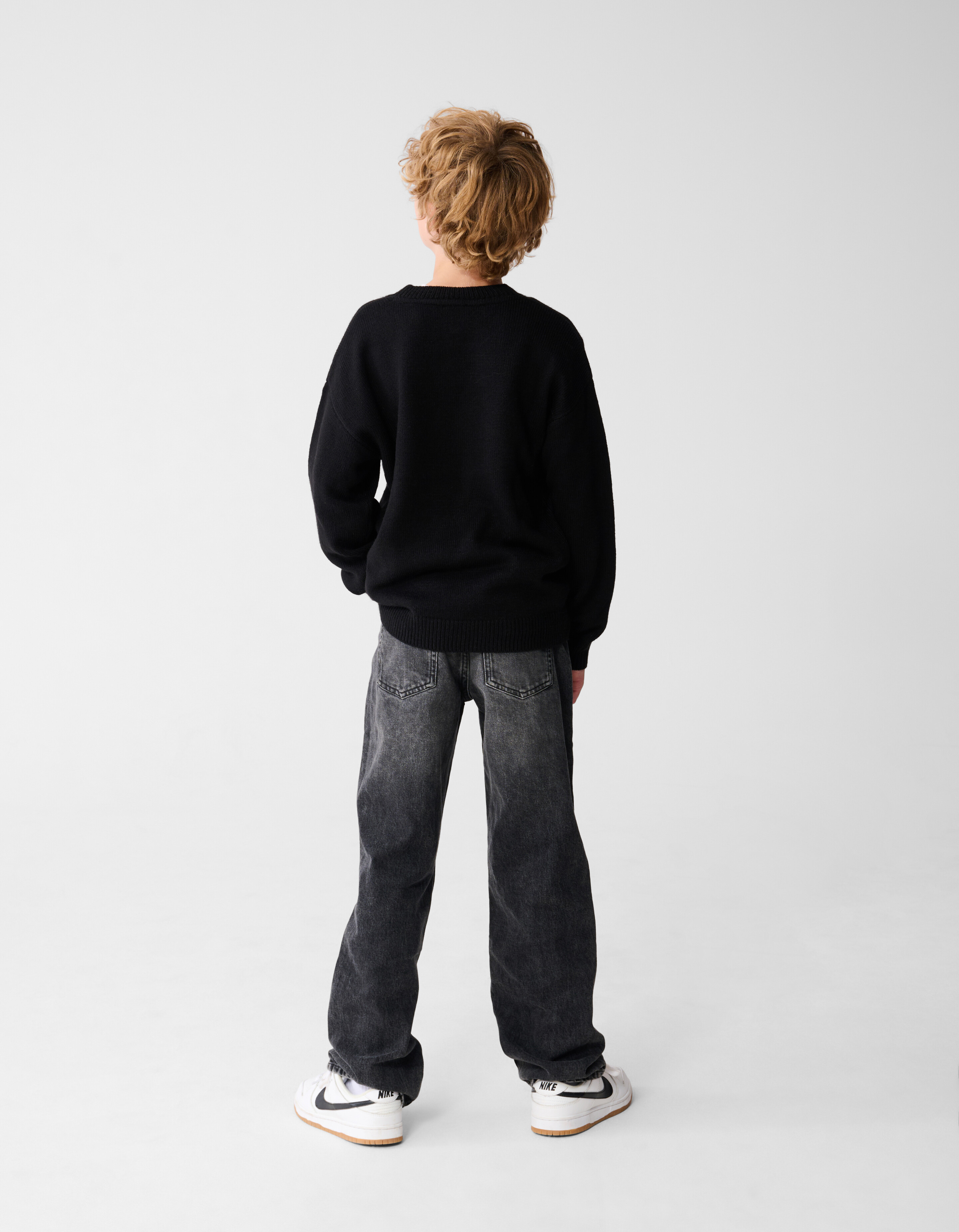 Endless Gebreide Trui Zwart SHOEBY BOYS