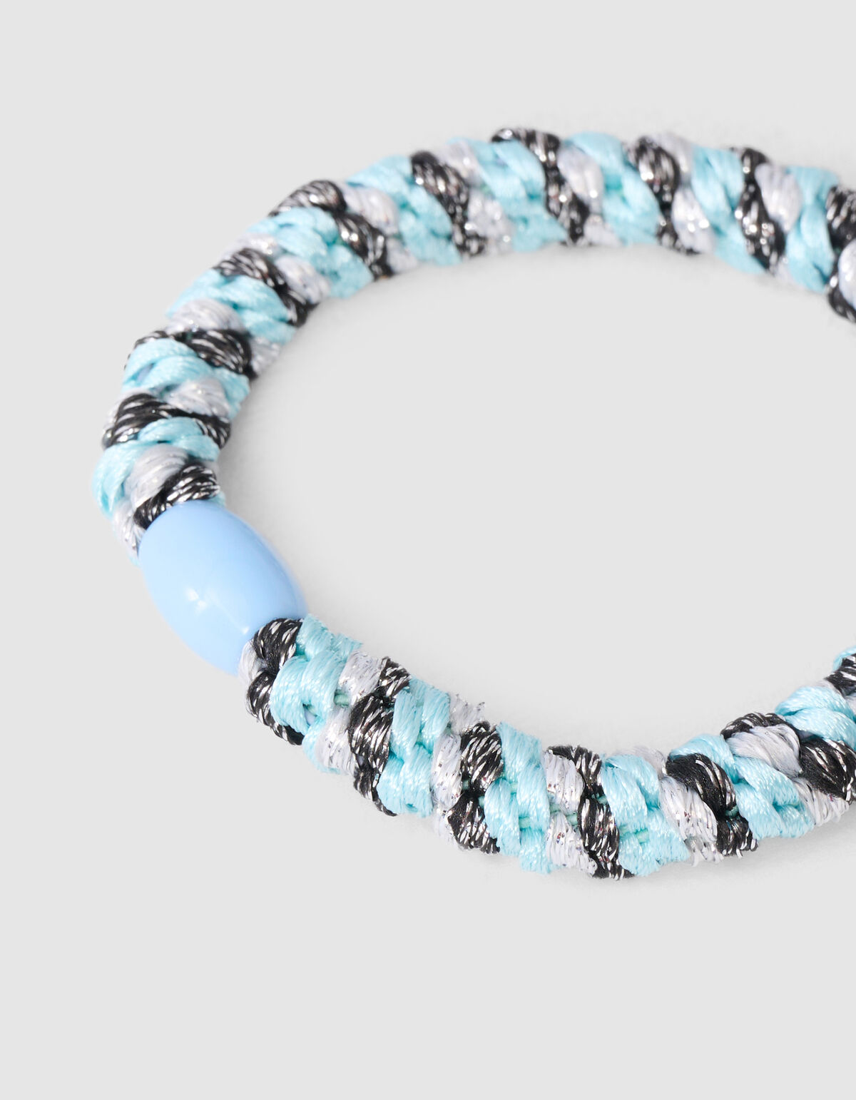 Lurex Haarelastiek Lichtblauw SHOEBY ACCESSOIRES