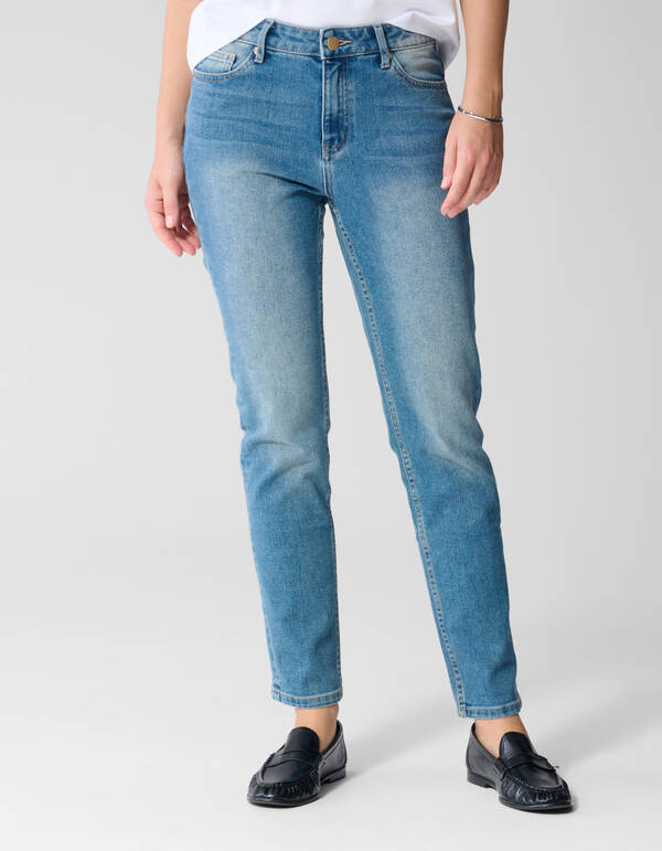 Slim Fit Jeans Blauw By Lonneke SHOEBY WOMEN