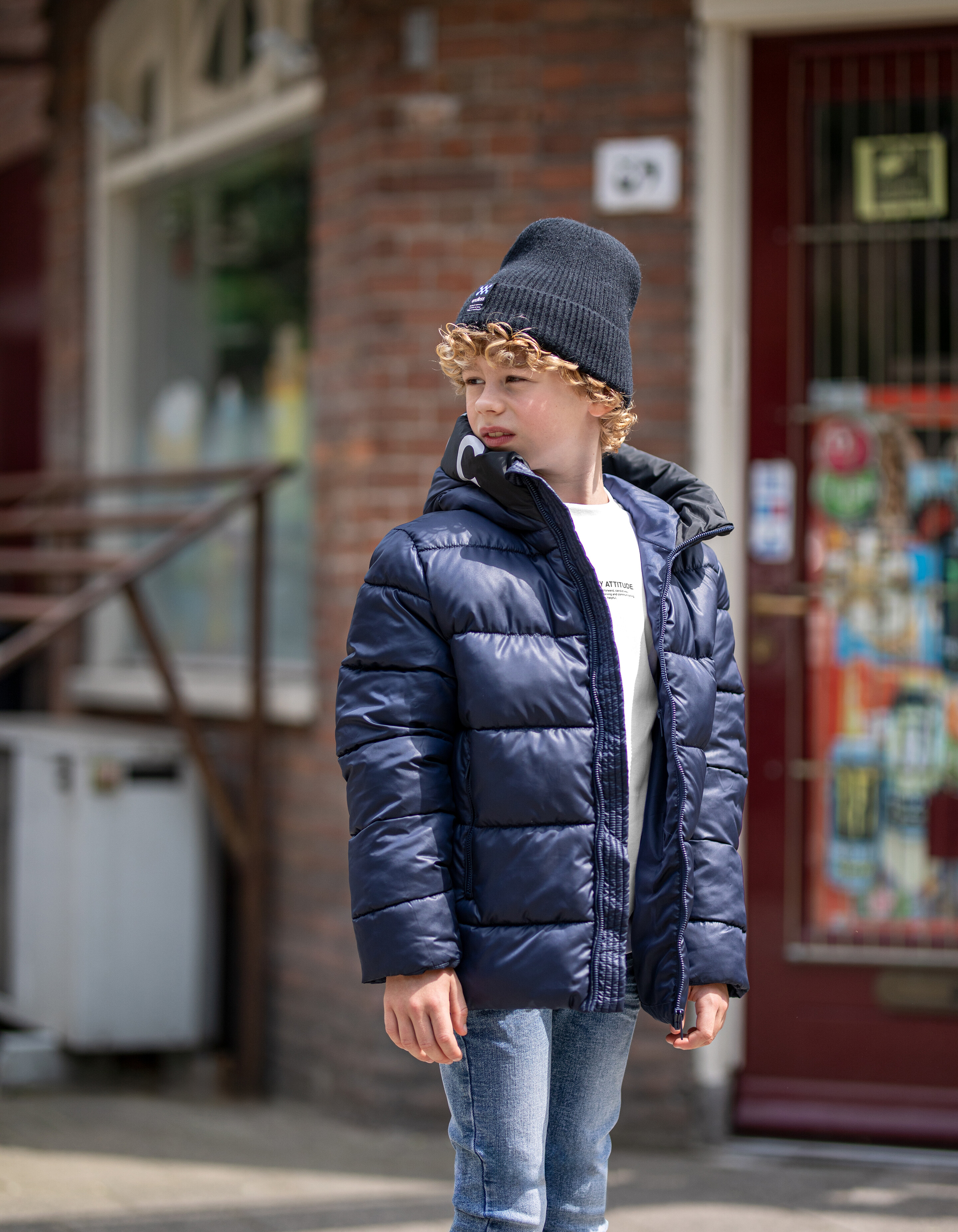 Printed Jas Blauw SHOEBY BOYS