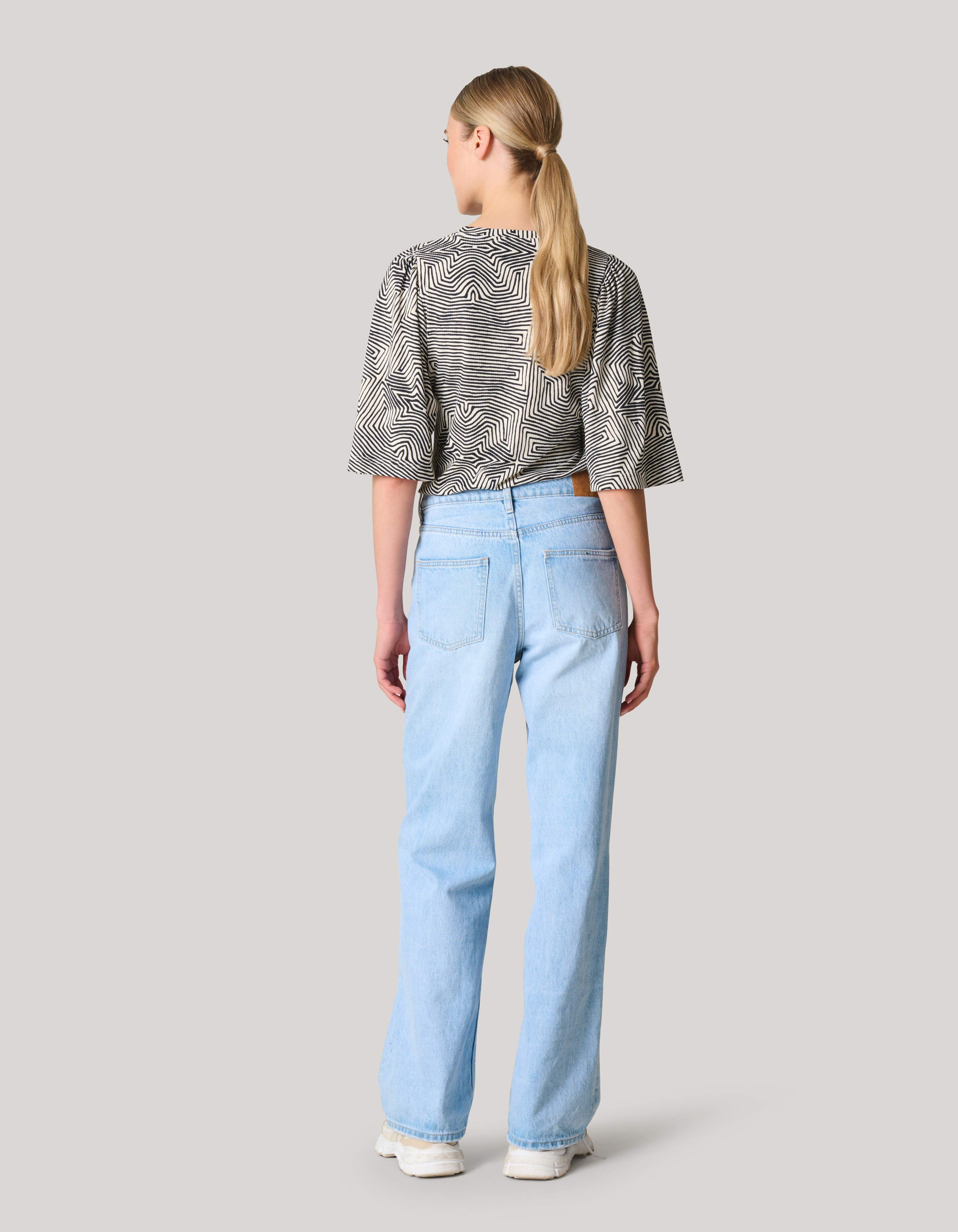 Rib Jersey Ruffle Top SHOEBY WOMEN