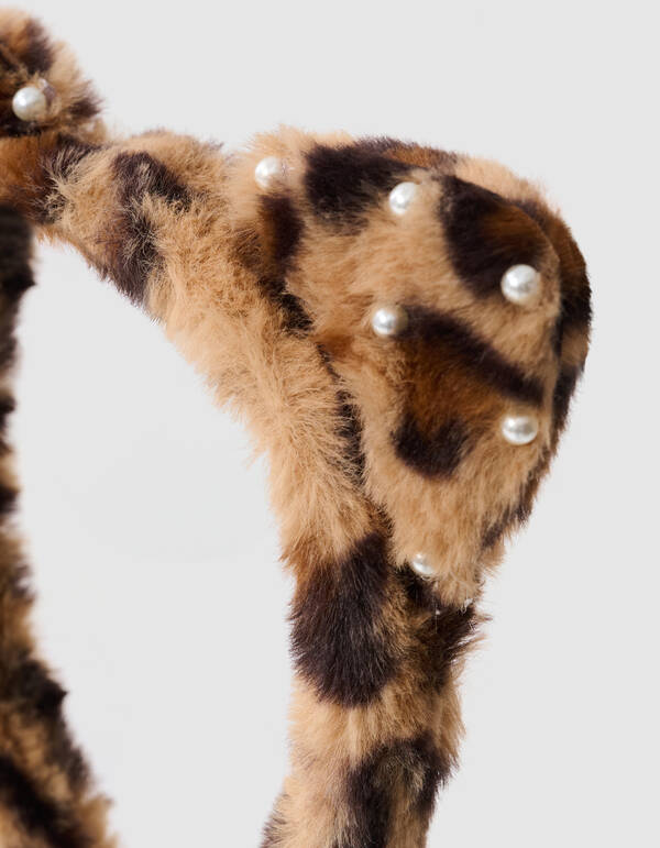 Cat Parel Haarband Bruin SHOEBY ACCESSOIRES