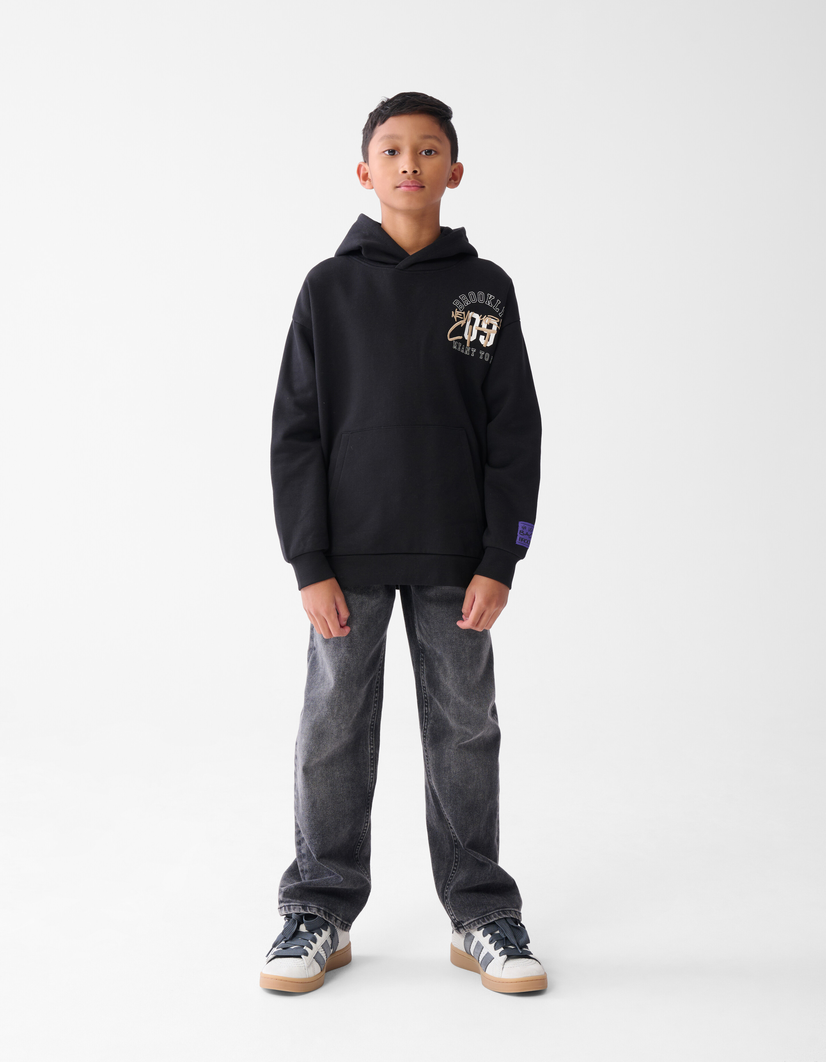 Artwork Hoodie Zwart SHOEBY BOYS