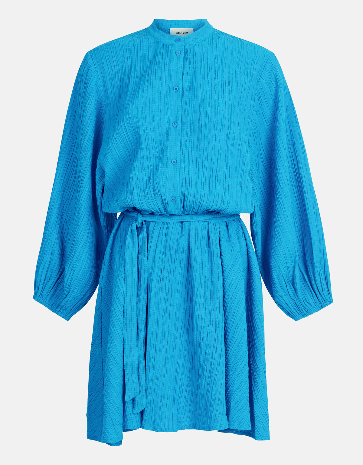 Structuur Jurk Blauw SHOEBY WOMEN