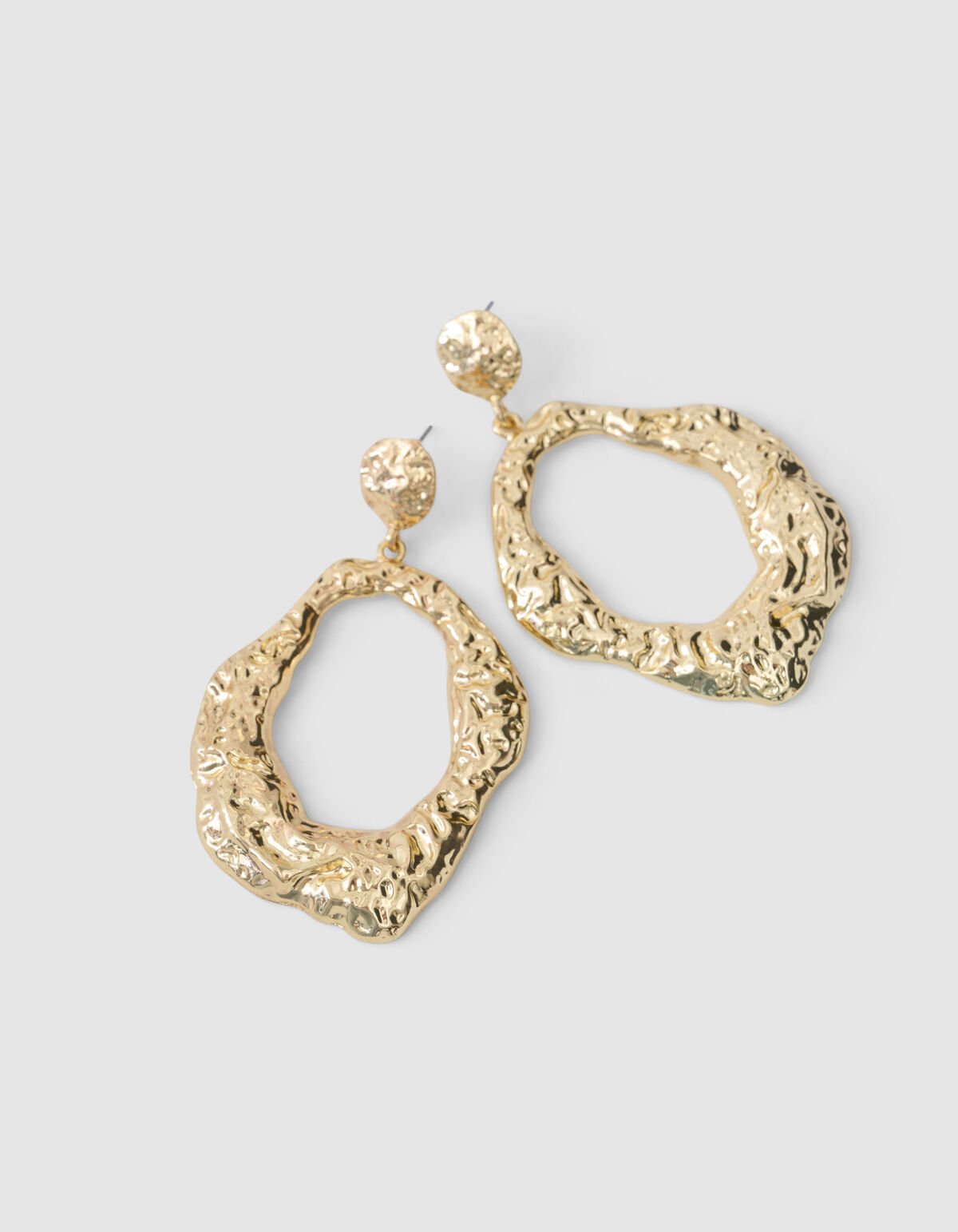 Hammerd Round Oorbellen Goud SHOEBY ACCESSOIRES