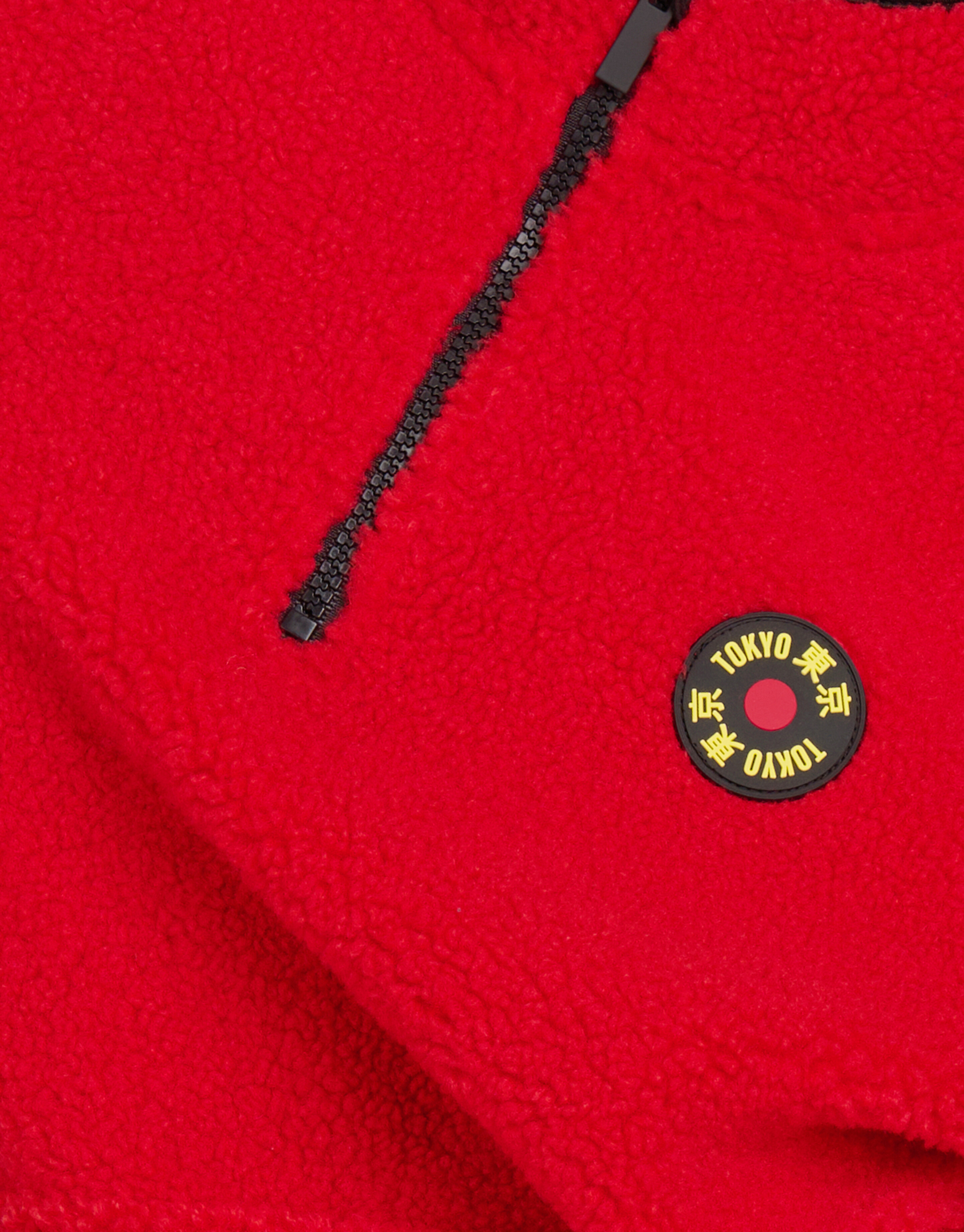 Teddy Fleece Sweater Rood SHOEBY BOYS