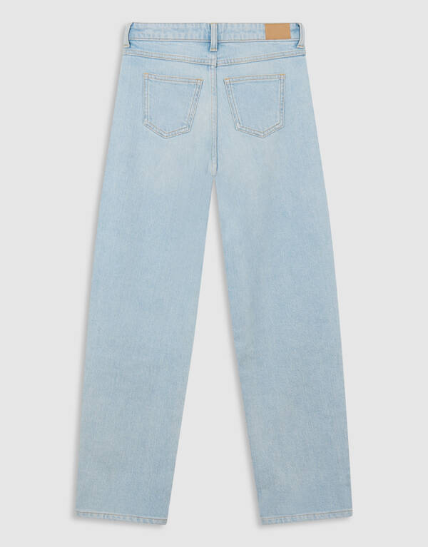 Strass Wide Leg Fit Jeans Bleached SHOEBY GIRLS