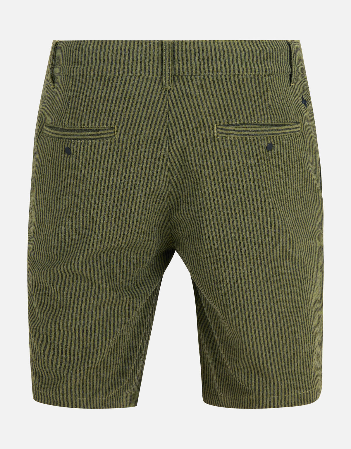 Gestreepte Seersucker Short Groen SHOEBY MEN