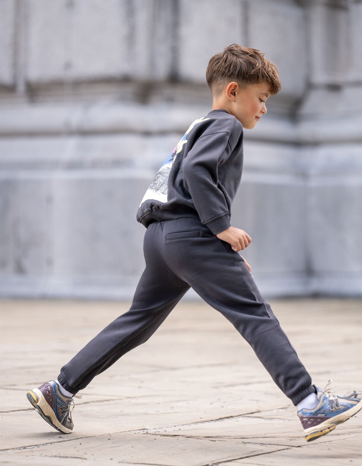 Peak Artwork Jogger Broek Donkergrijs SHOEBY BOYS