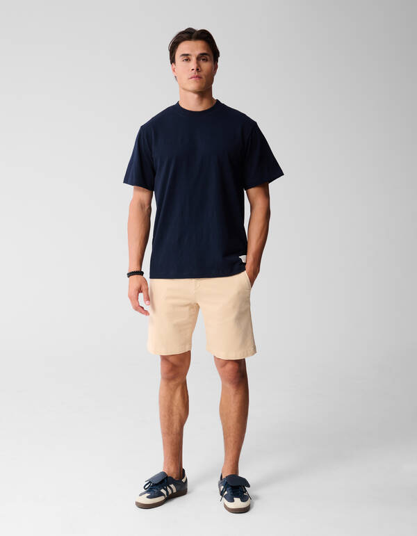 Jacquard Label T-shirt Donkerblauw SHOEBY MEN