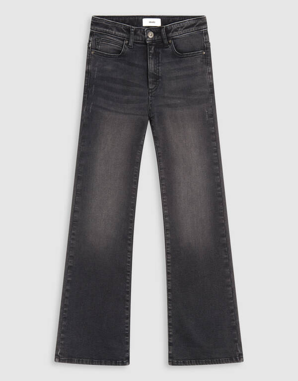 Flared Denim Jeans Zwart SHOEBY GIRLS