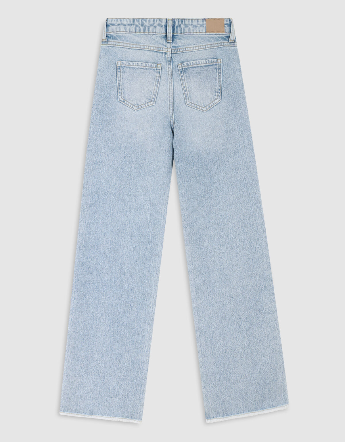 Wide Leg Fit Jeans Blauw SHOEBY GIRLS