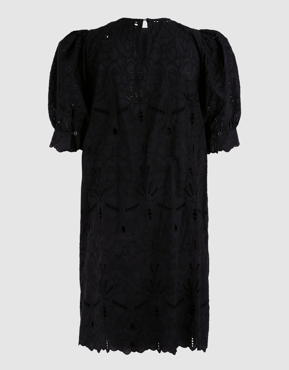 Embroidery Mini Jurk Zwart SHOEBY WOMEN
